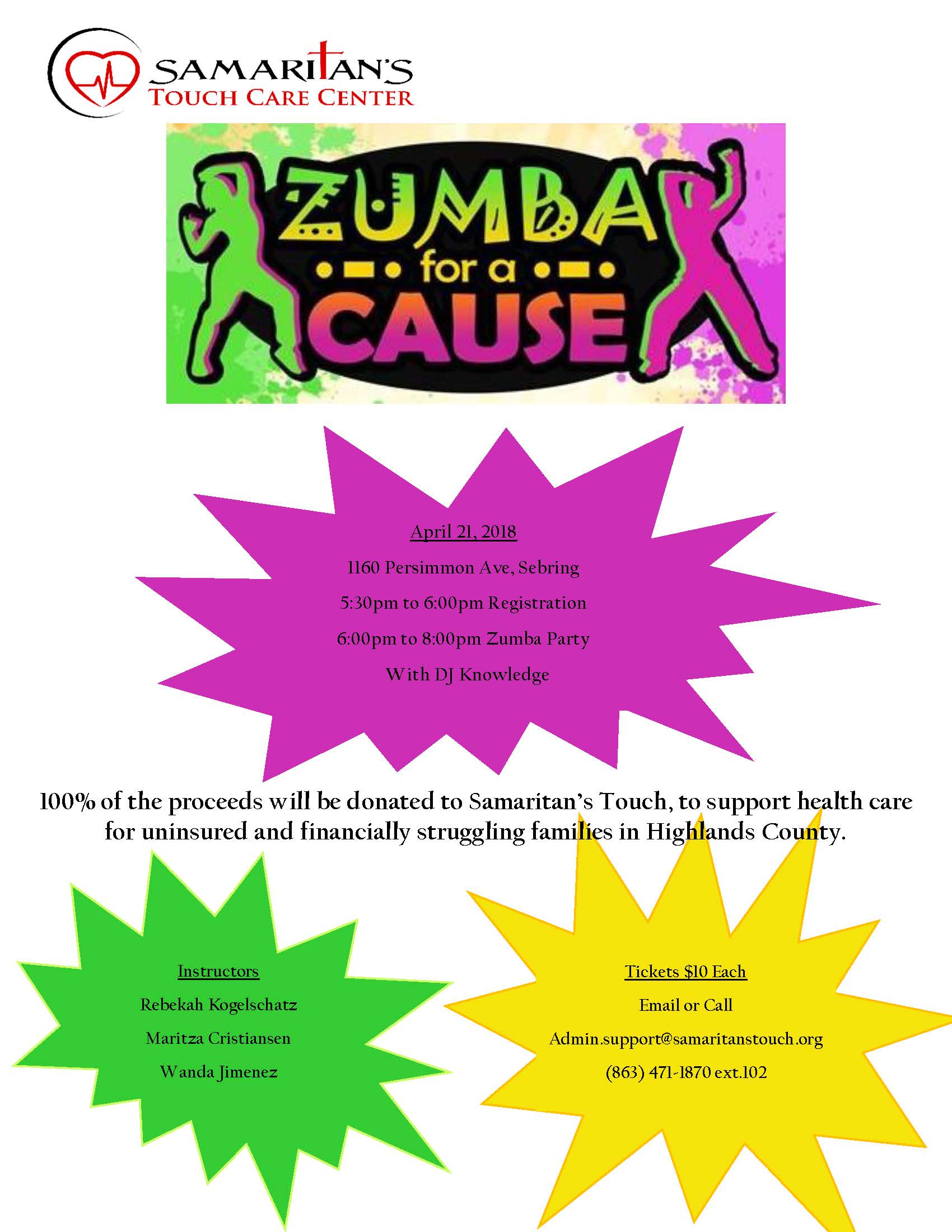 STCC's Zumba for a Cause April 2018