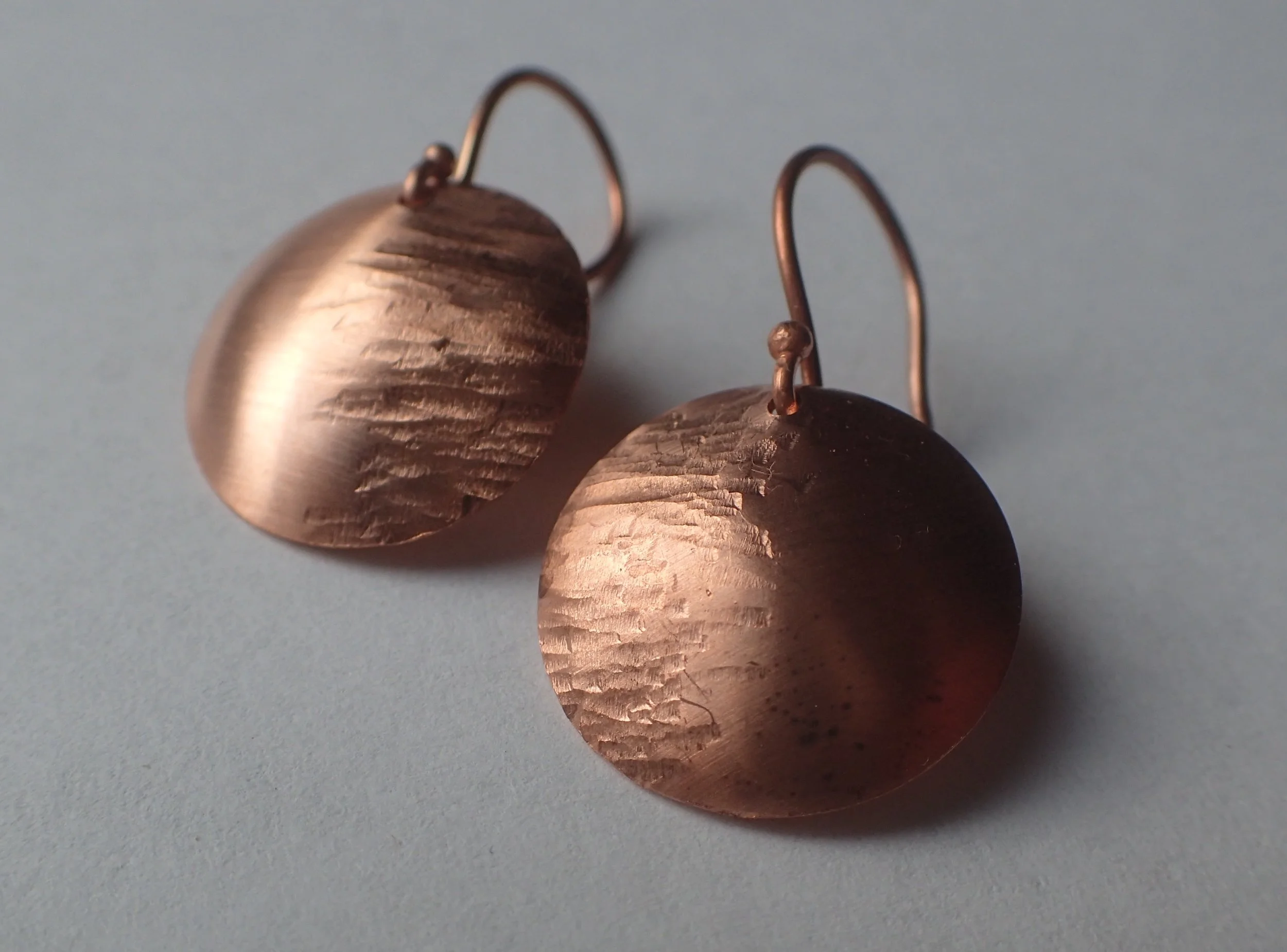 Copper Moon Earrings