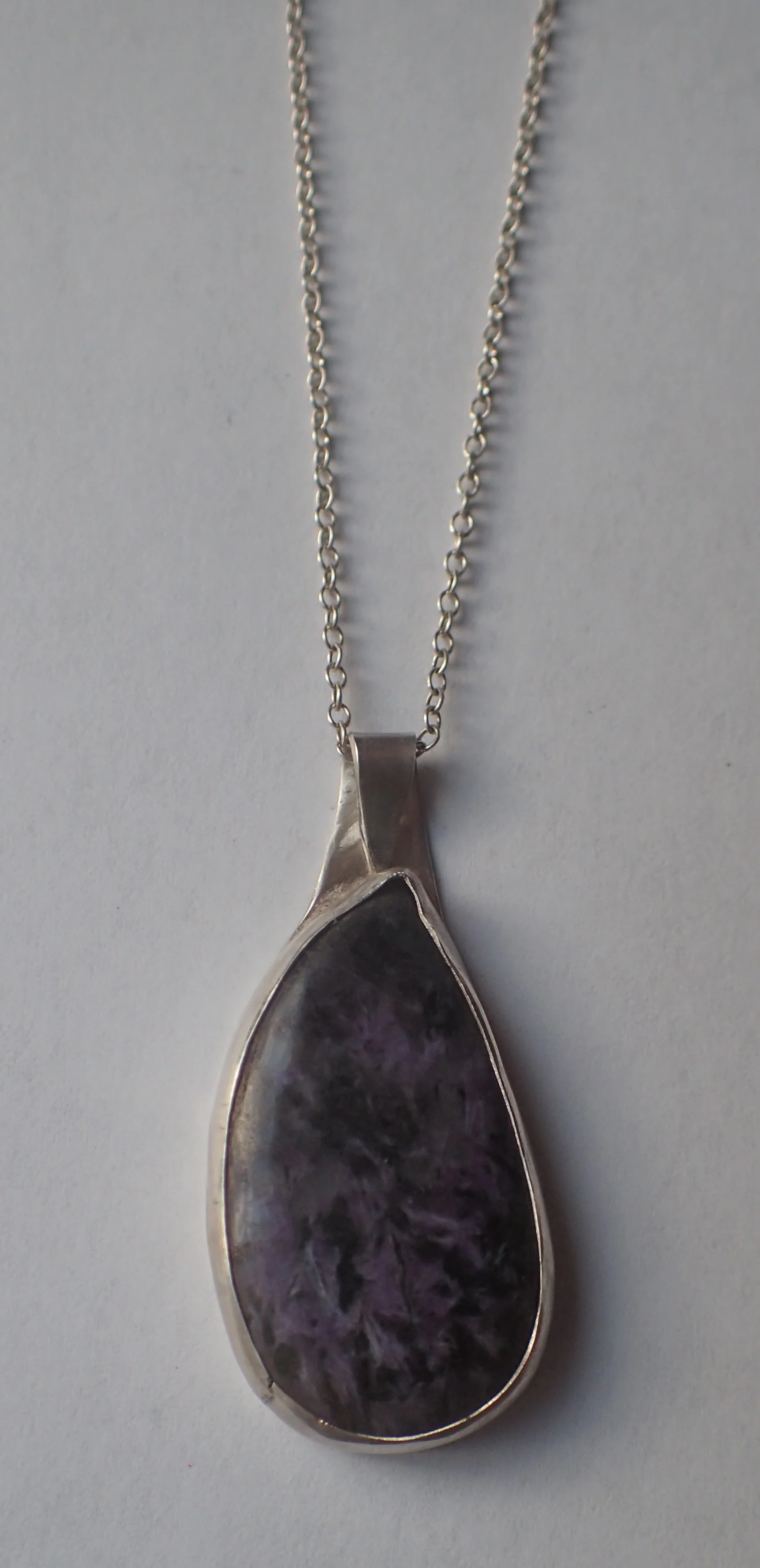 Silver And Indian Stone Pendant
