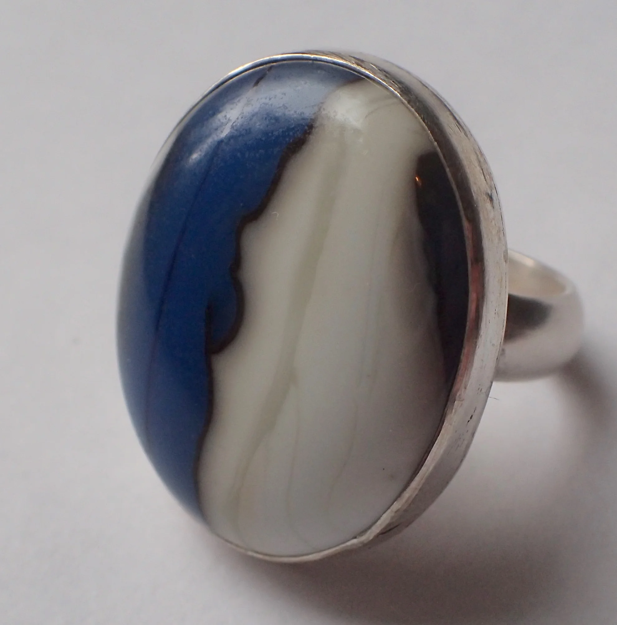 Fused Glass Ring, size 6.5