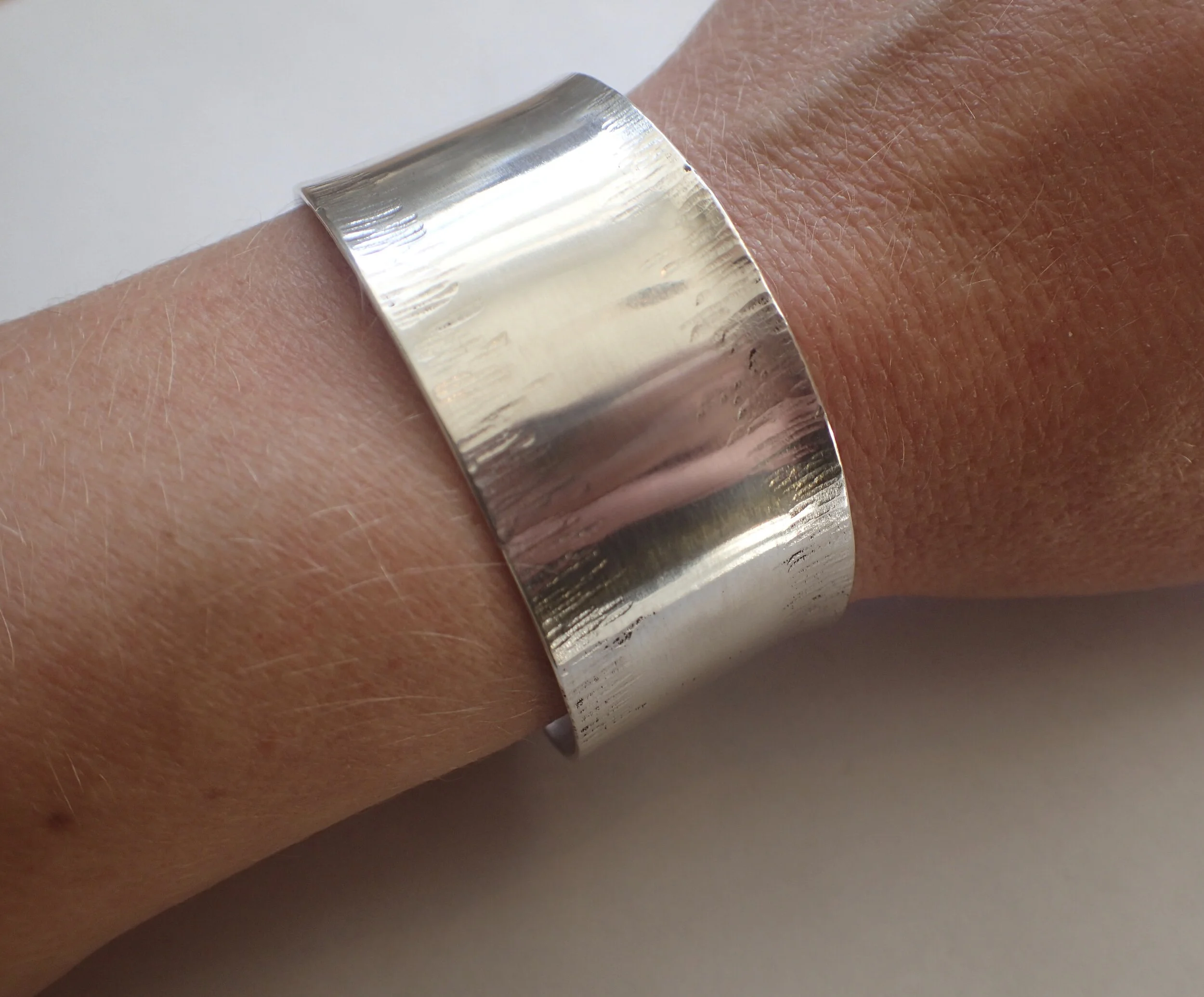 Silver Cuff with Detail