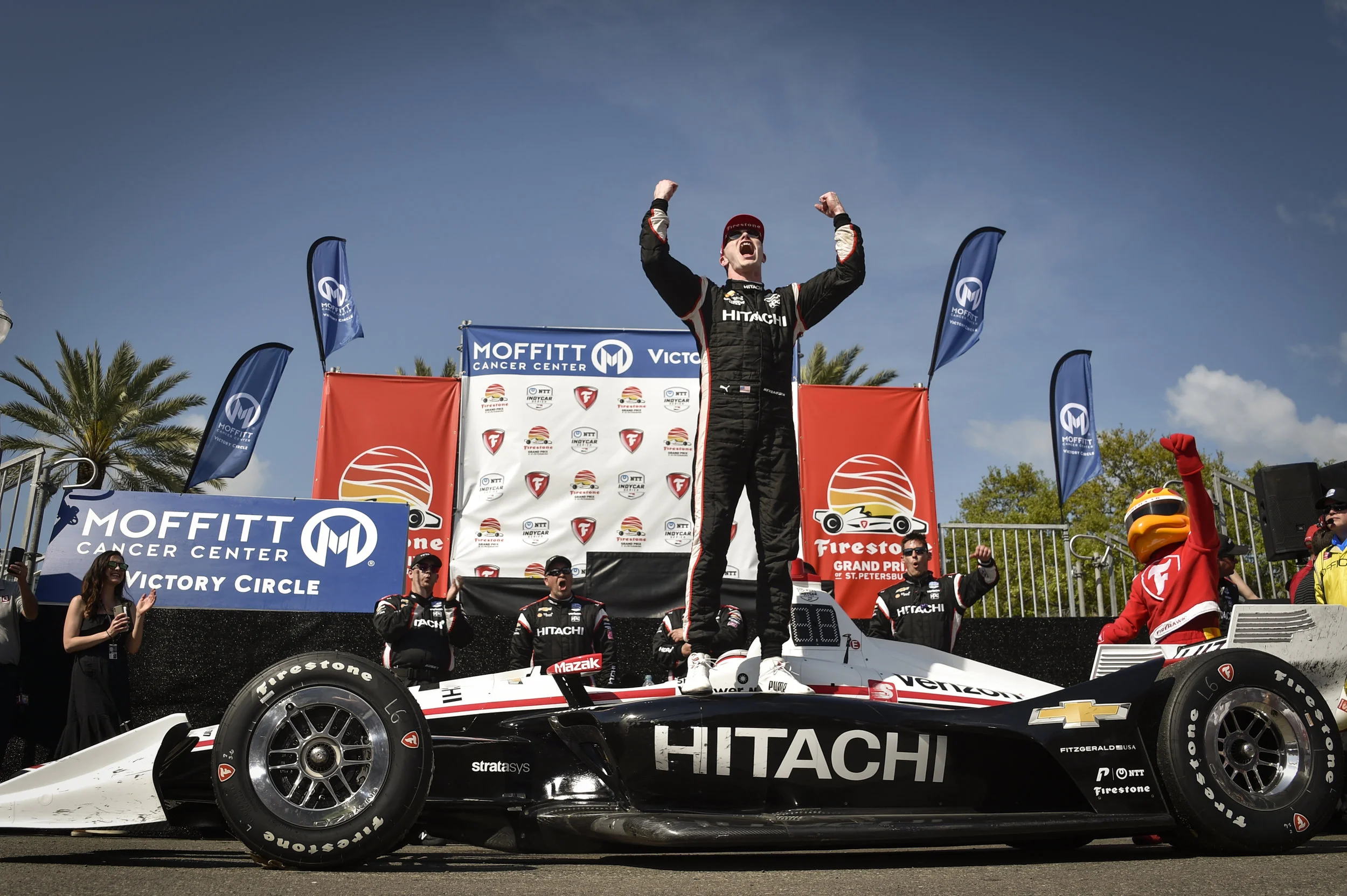 Josef Newgarden, winner of the 2019 St. Petersburg Grand Prix.