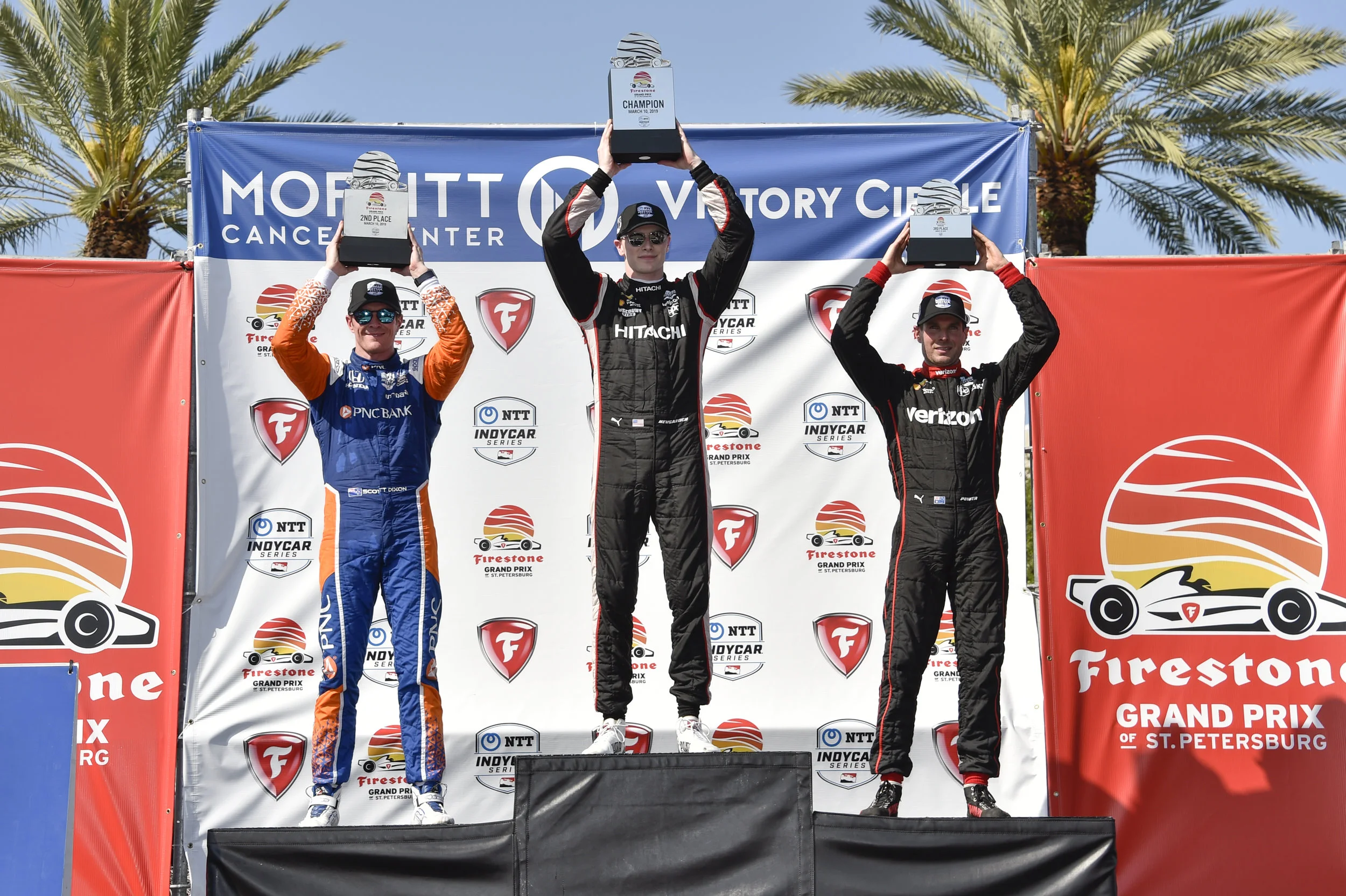 Josef Newgarden, winner of the 2019 St. Petersburg Grand Prix.