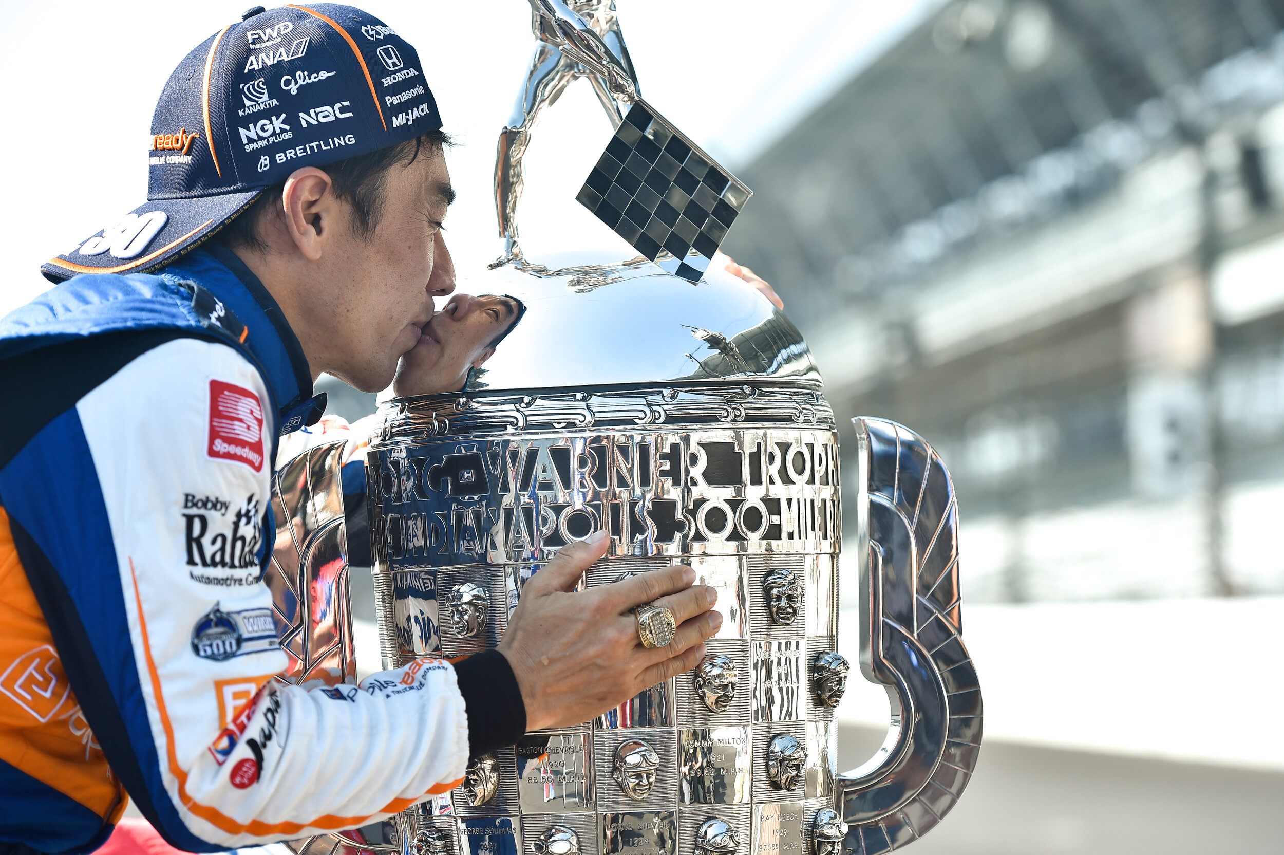 2020 Indianapolis 500 Winner, Takuma Sato.