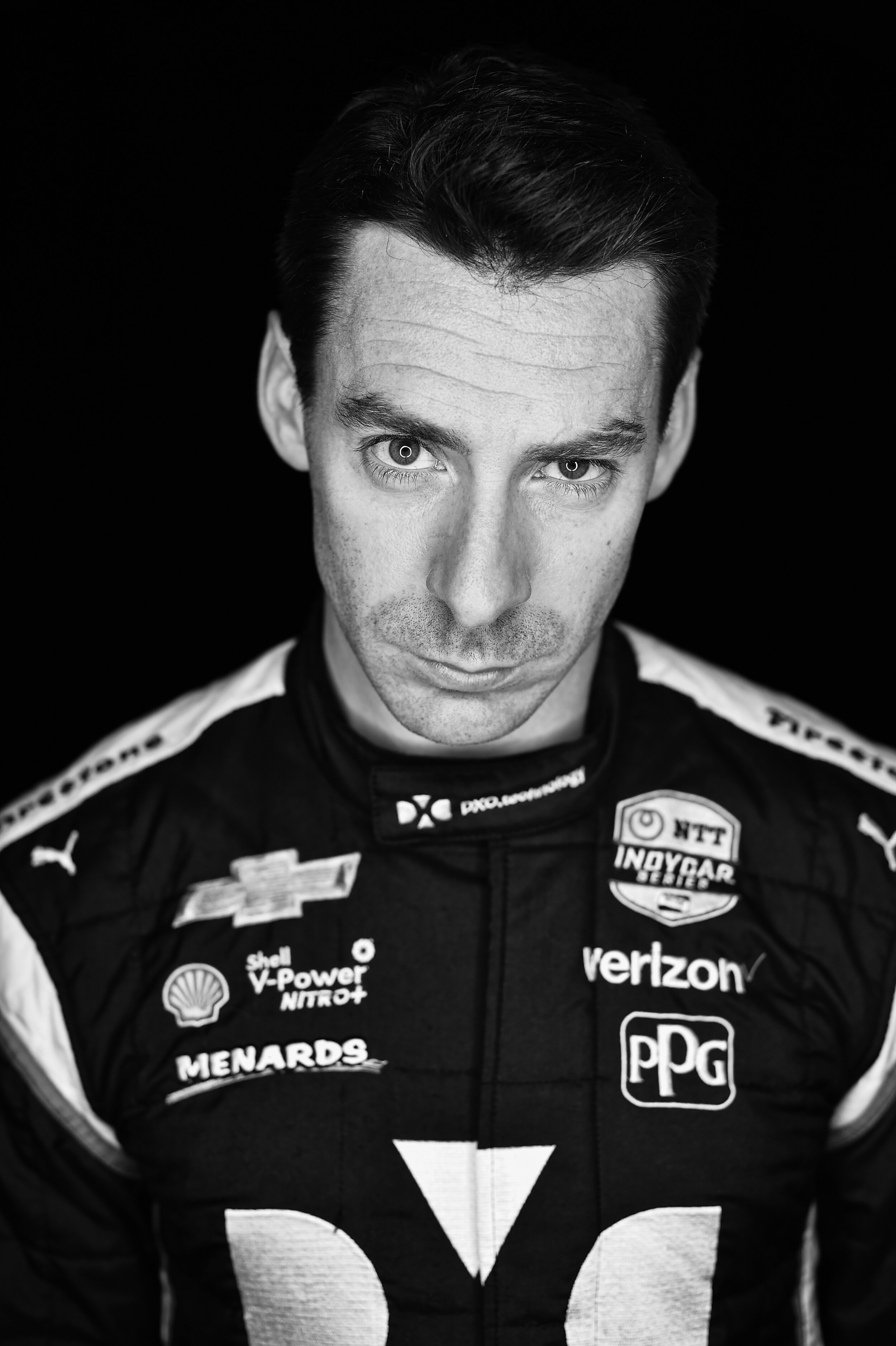  Simon Pagenaud with attitude. Not only is he one of the best drivers in modern times, he’s one of the best guys to work with off track. 