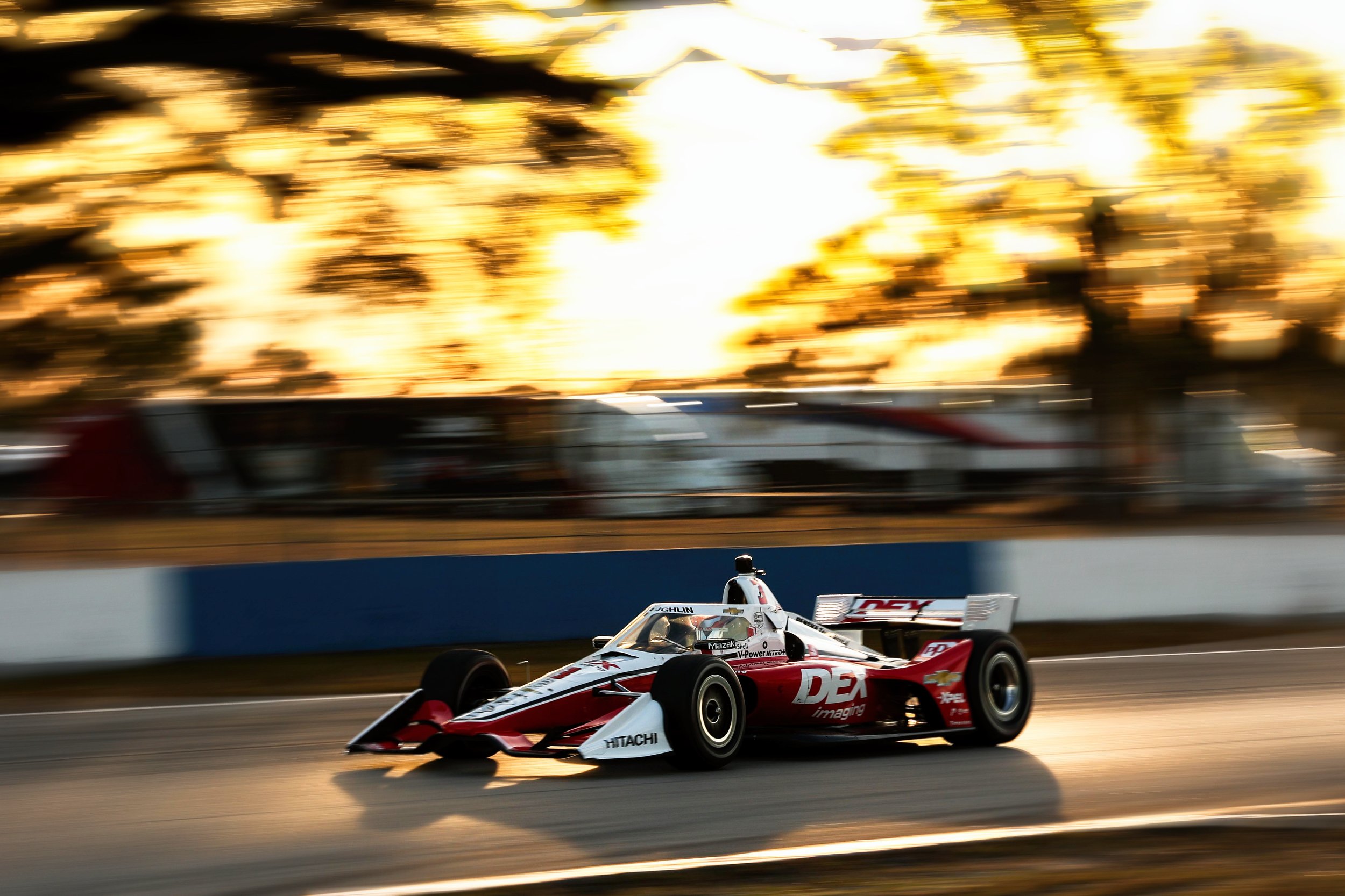 Scott Mclaughlin testing at Sebring, FL.