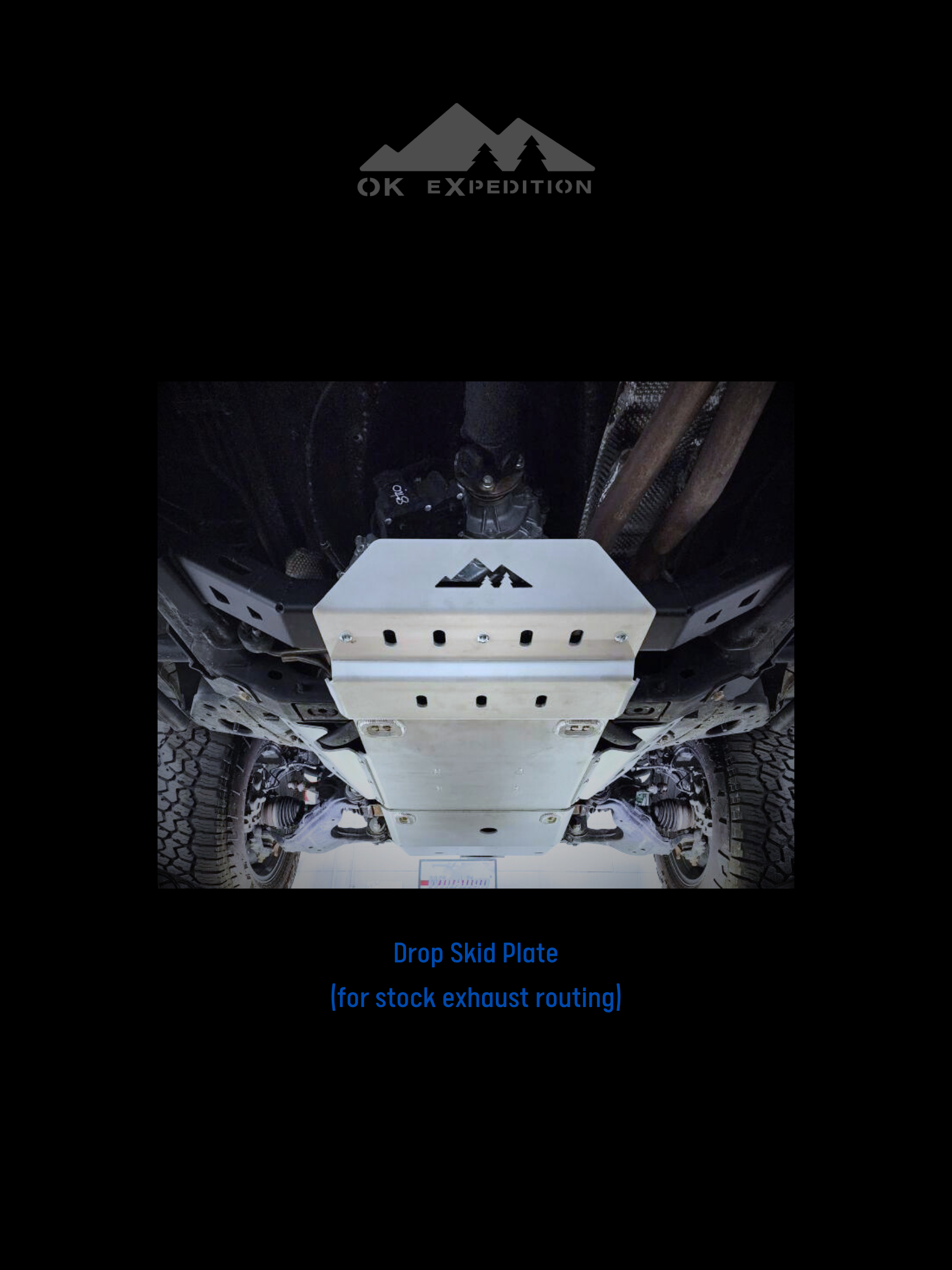 2016+ Engine & Transmission Skid Plates — OK eXpedition