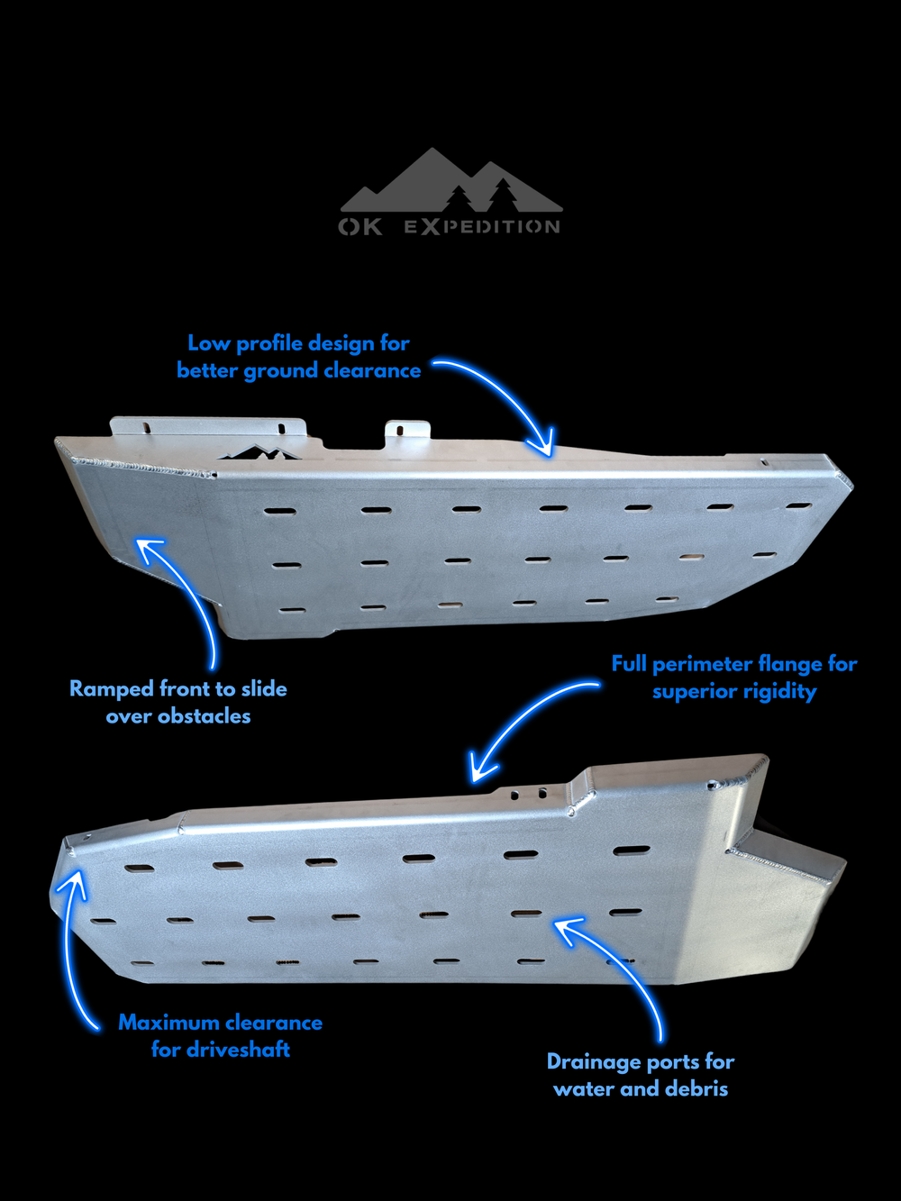 20032009 LEXUS GX470 Aluminum Skid Plate Kits and Accessories — OK eXpedition