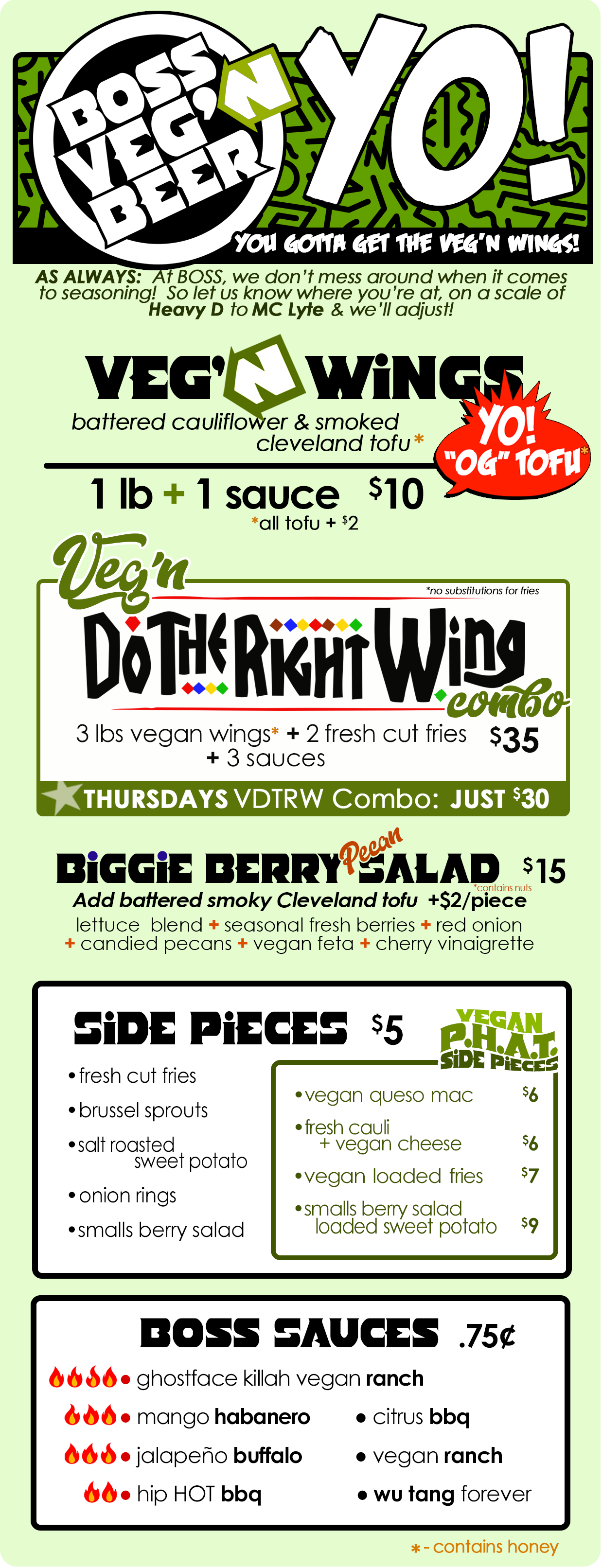 Boss Rambler Menu Boss ChickNBeer