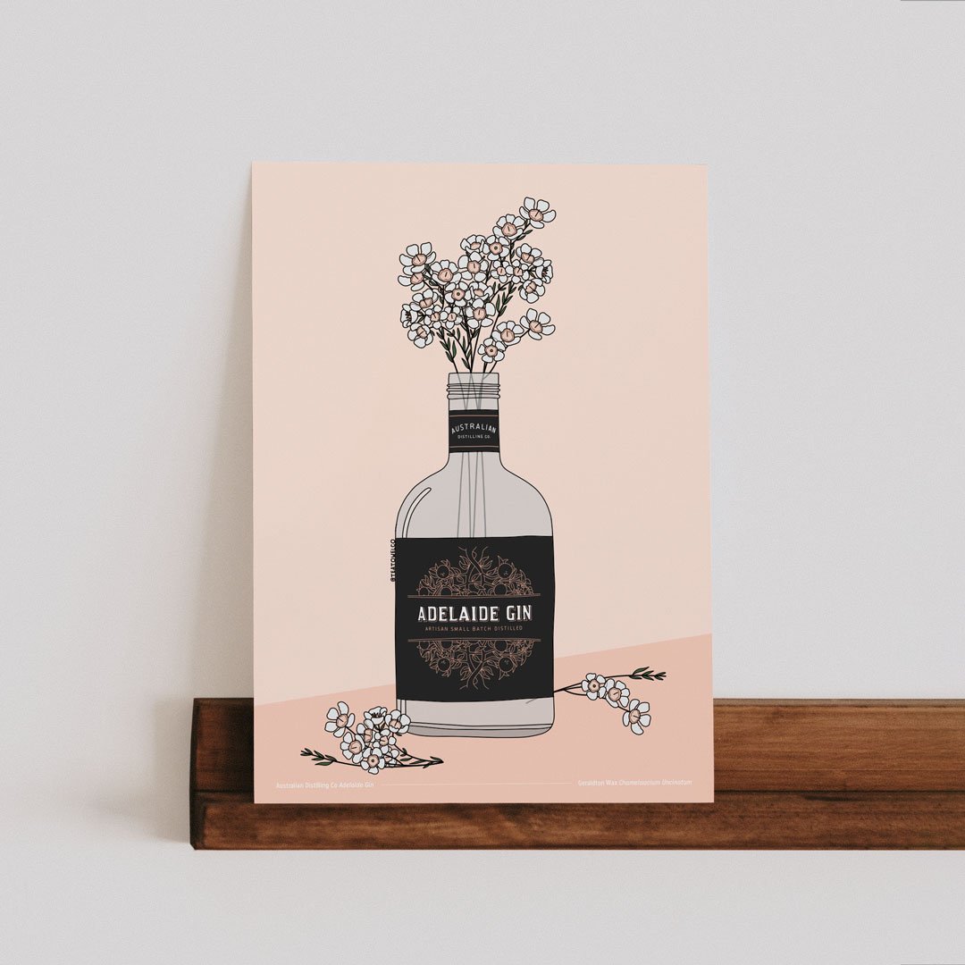 A5 Print | Adelaide Gin & Geraldton Wax