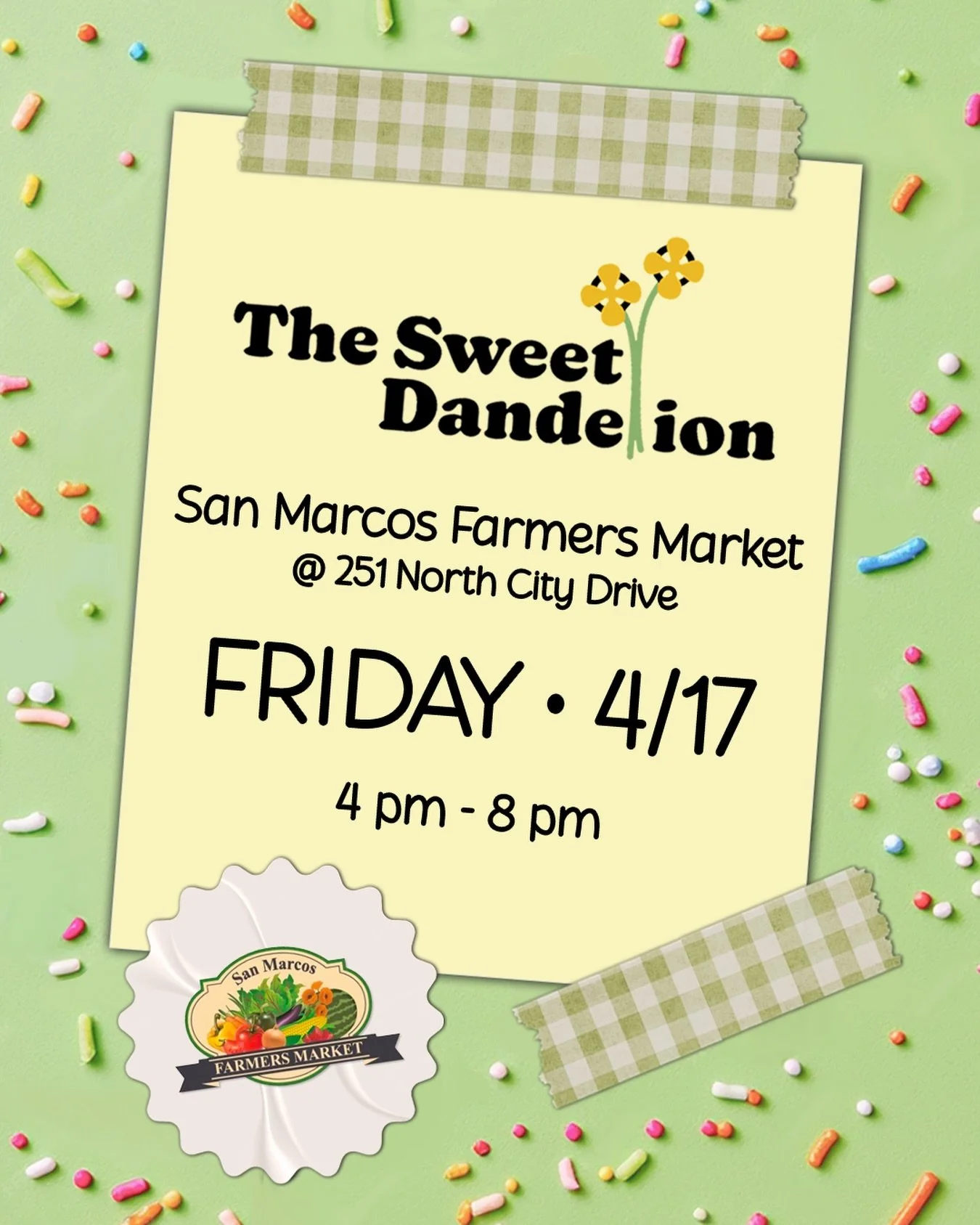 See you this Friday at the @sanmarcosfarmersmarket!

#sandiegofarmersmarket #sanmarcosfarmersmarket