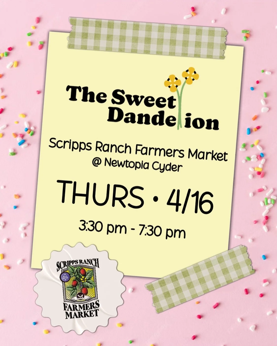 See you this Thursday at the @srfarmersmarket!

#sandiegofarmersmarket #srfarmersmarket