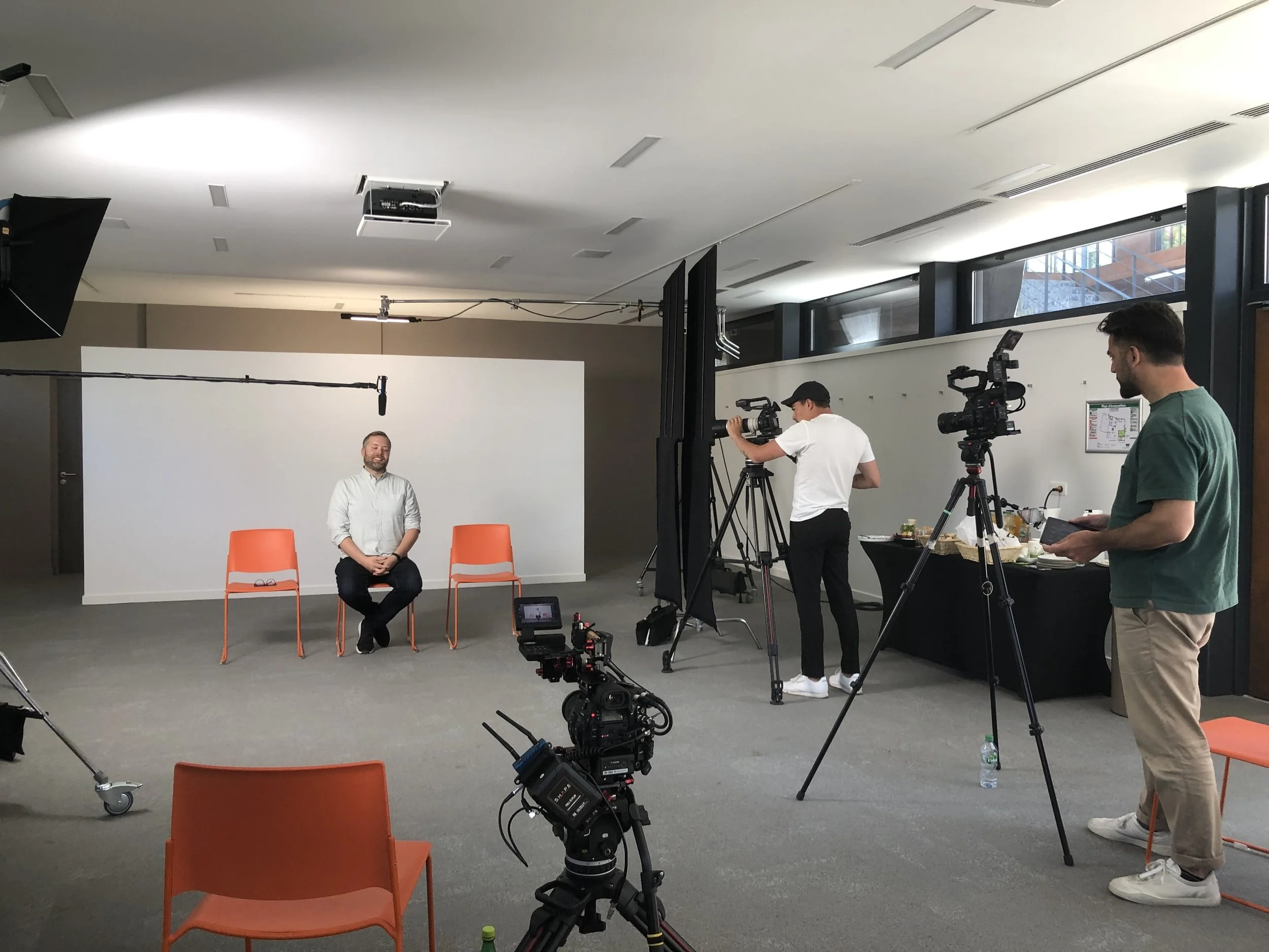 I did an on camera interview talking about the project and how we made it!