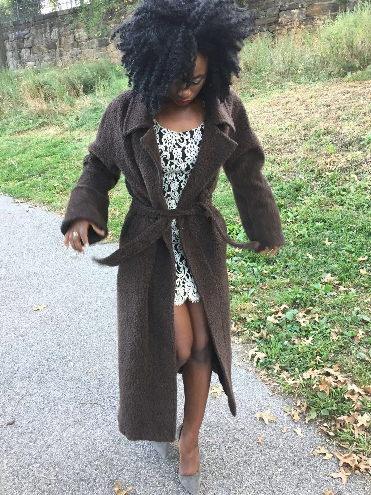Brown Weil Trench Coat