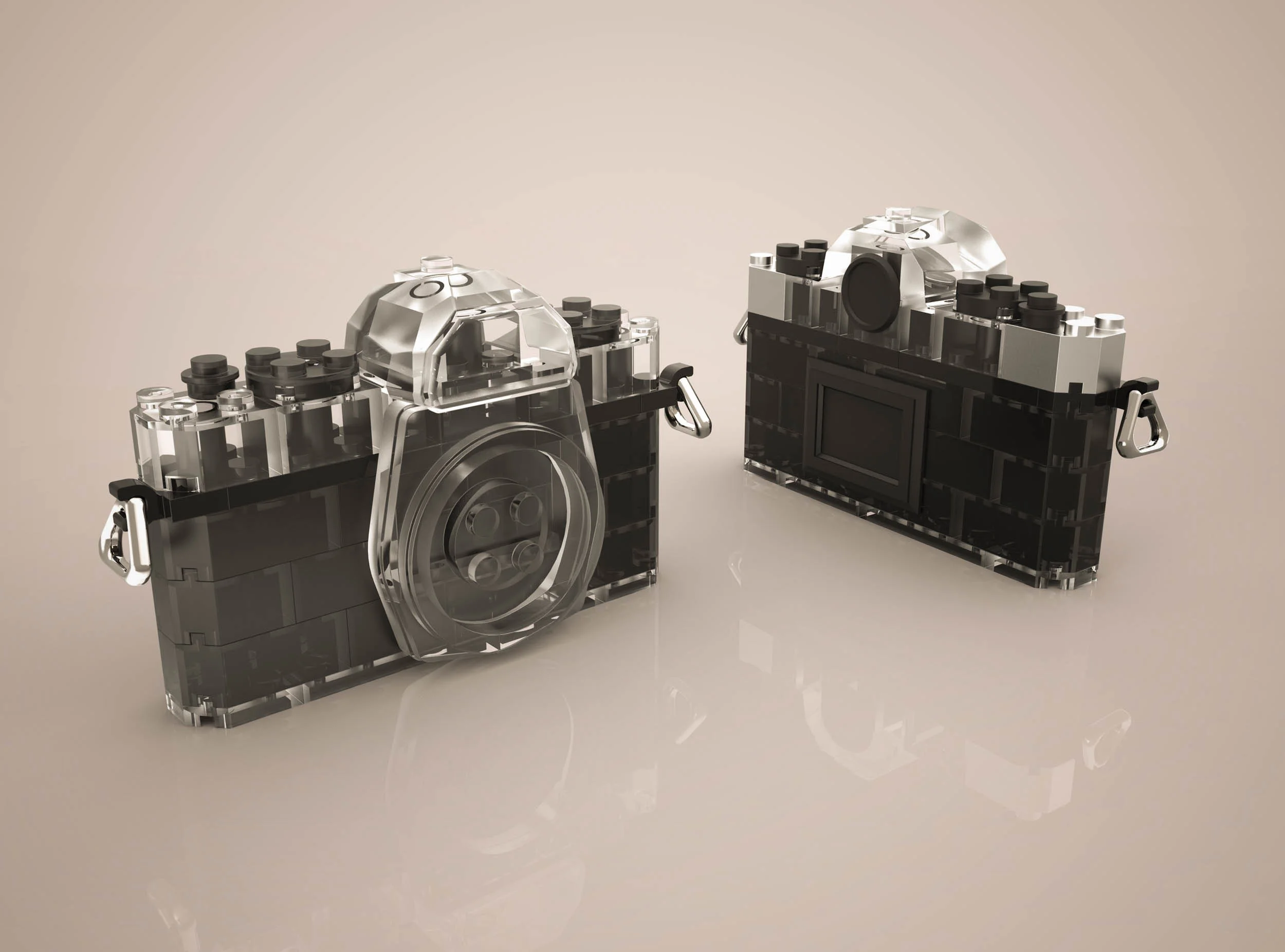 LEGO Nikon FM2 | Solidworks Assembly | Keyshot Rendering 1