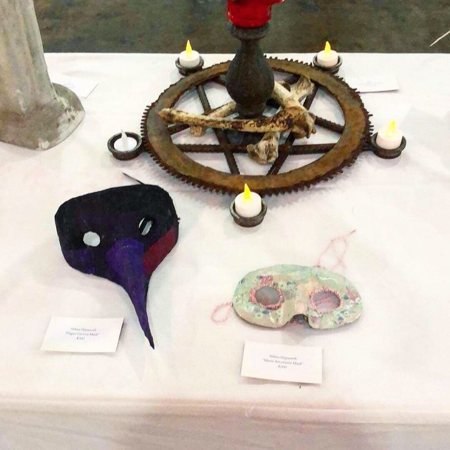 Plague Doctor and Le Fleur (On Display in Gallery)