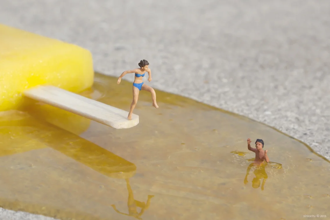 Art Installation + Photograph via Slinkachu