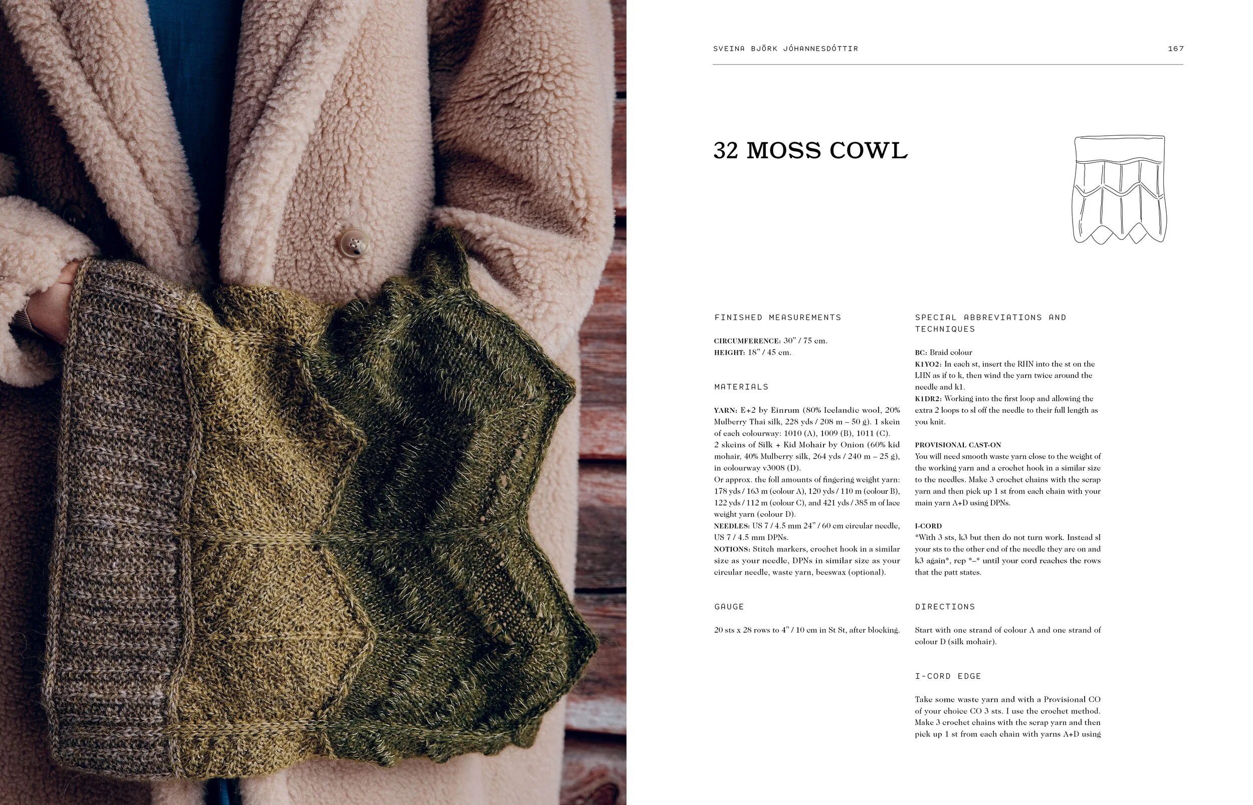52 Weeks of Shawls Moss Cowl Sveina Björk Jóhannesdóttir