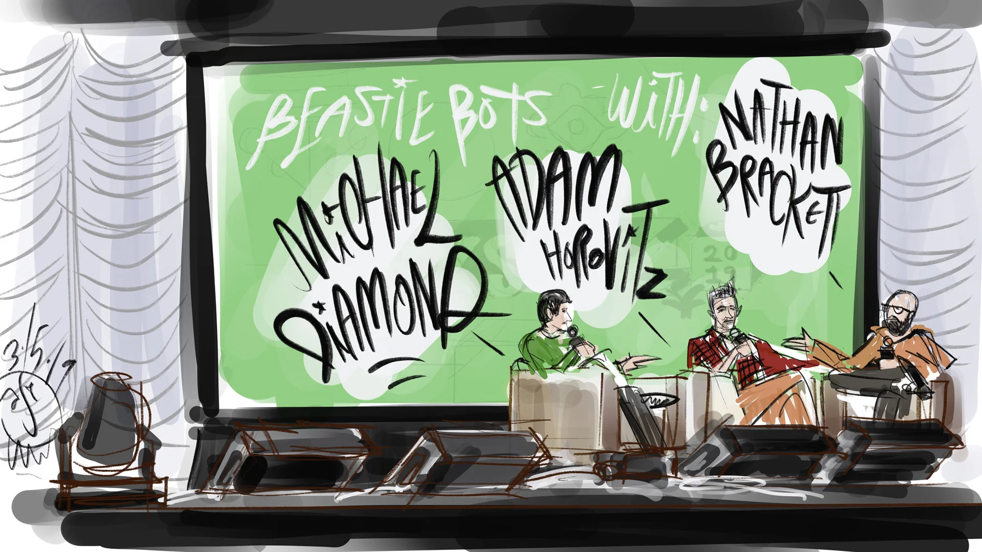 Beastie Boys Mike D and Adam Horovitz speak to Nathan Brackett at SXSW 2019