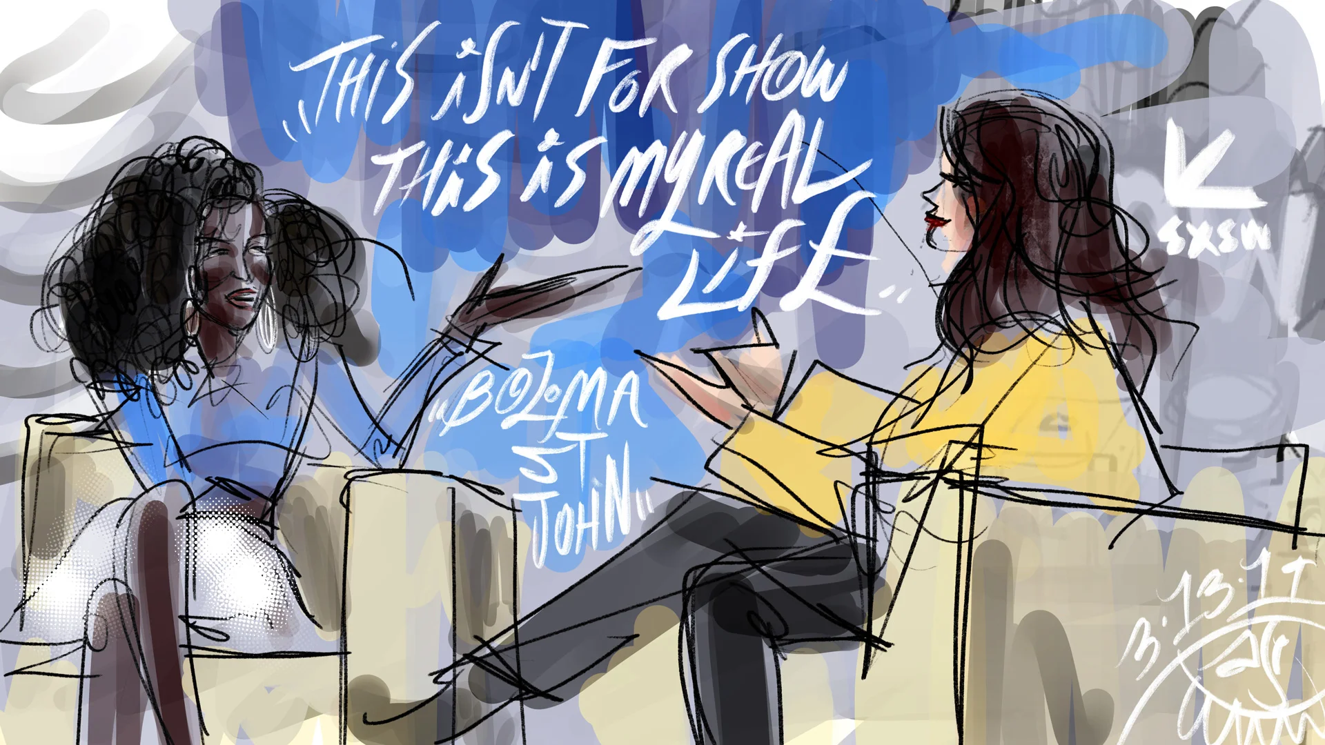 A really great conversation between @badassboz and @ashleygraham 3.13.19 @sxsw . It struck a real chord with a creative working in the world of commercial media, the way perception can overwrite results and the struggle of managing that perception while being the true self that brought you to where you are.