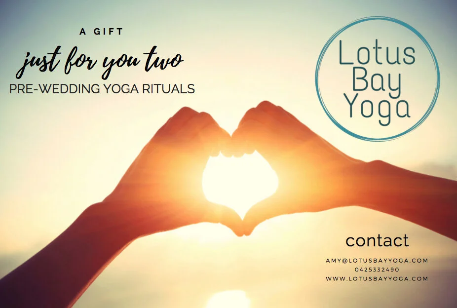 Summer 2021 - Pre-Wedding Yoga Short Courses in Sydney's Eastern Suburbs