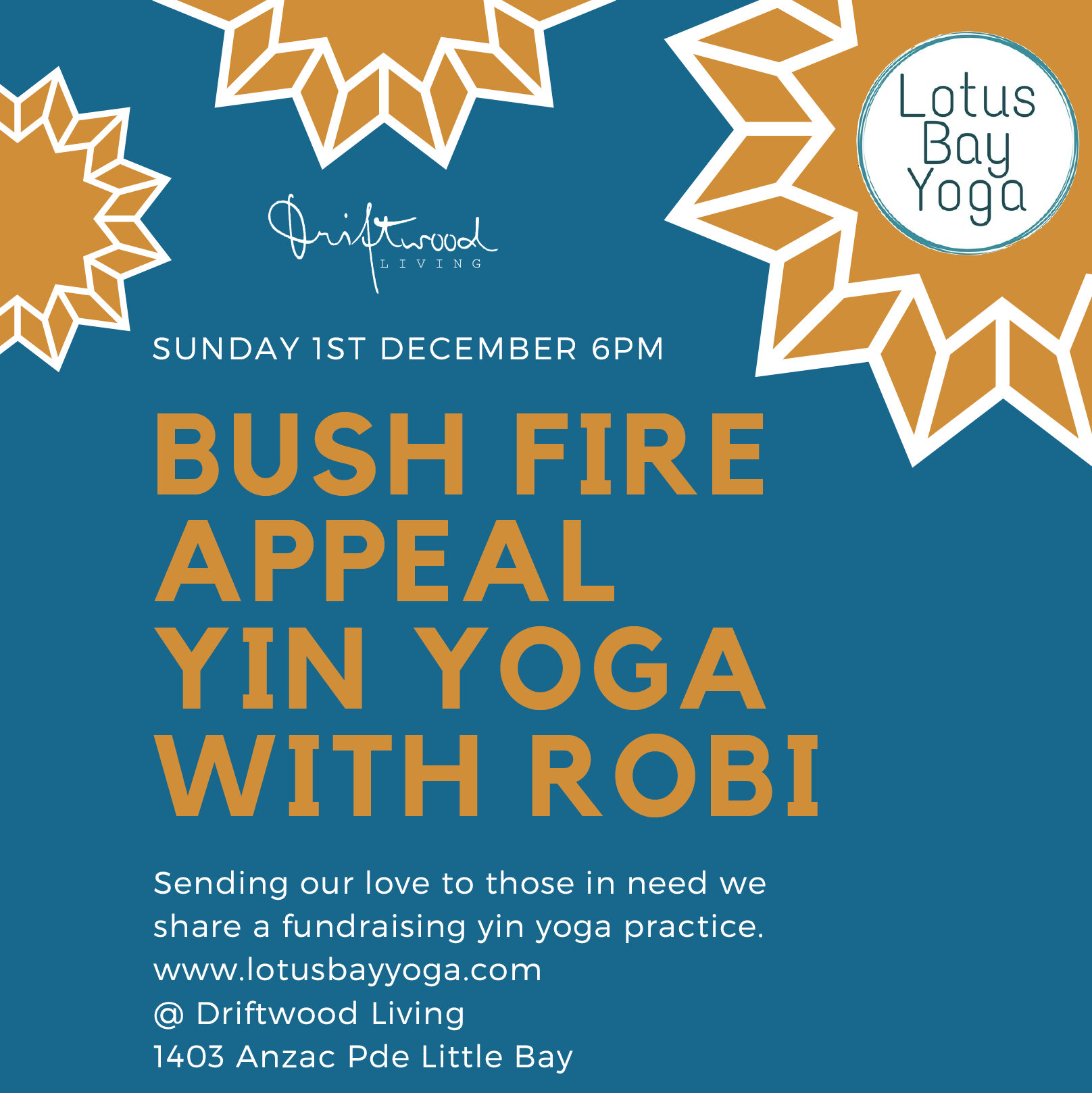 Bush Fire Appeal - Yin Yoga with Robi