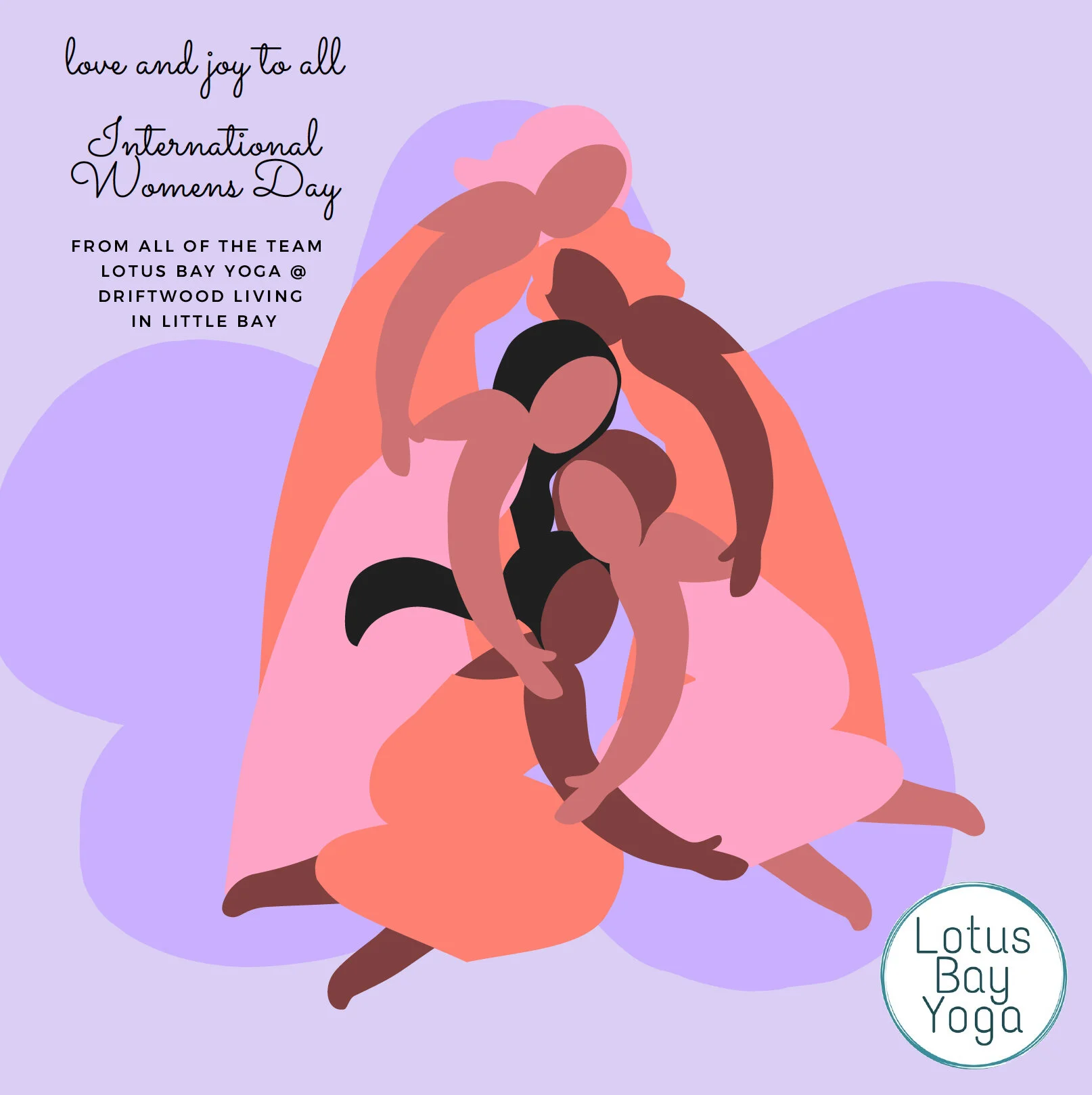 Celebrate International Womens Day with yoga on Saturday 7th March