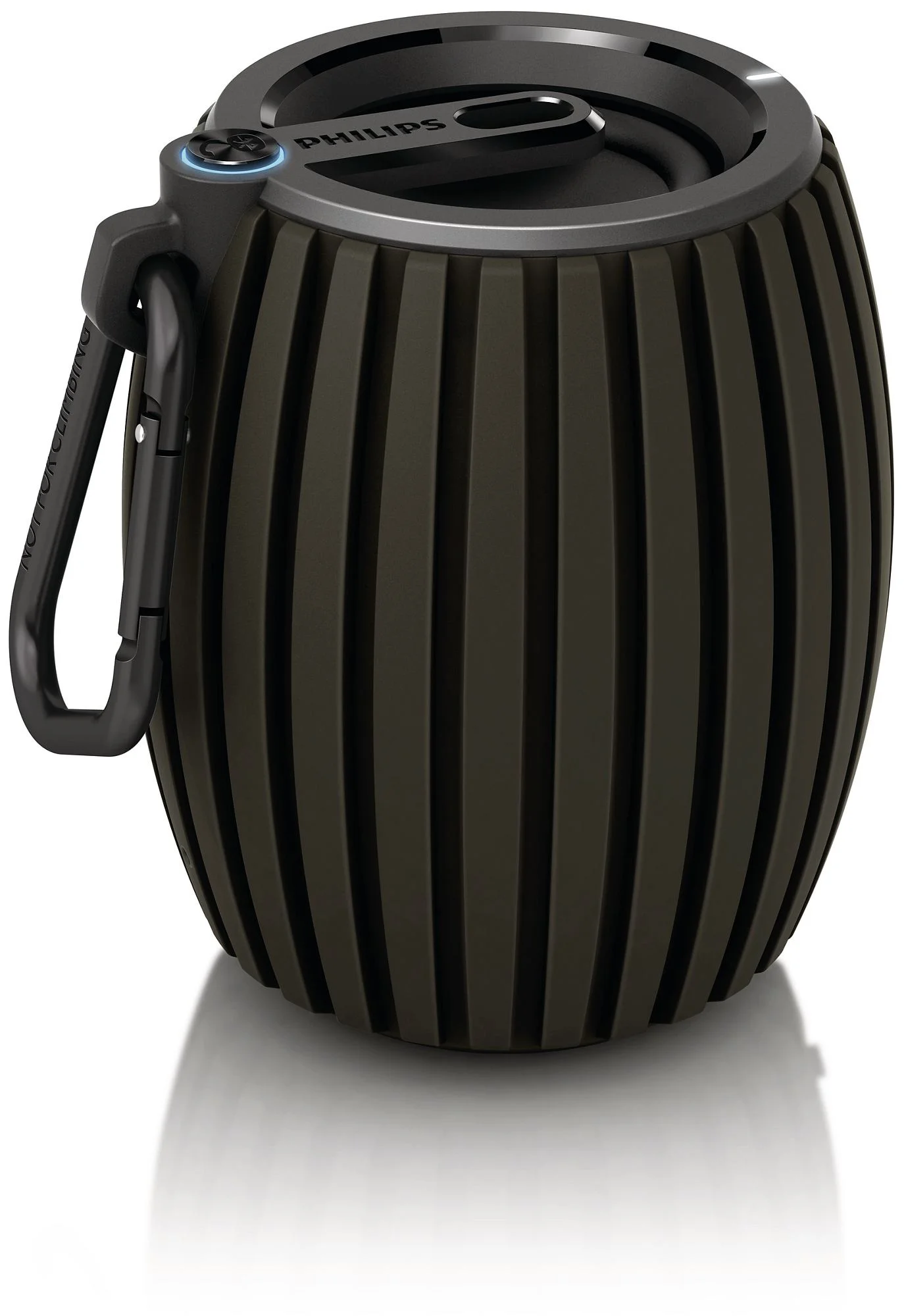 SBT30 is a palm size portable Bluetooth speaker with great sound. The silicone outer sleeve provide a comfort grip and designed to withstand any environmental challenging condition.