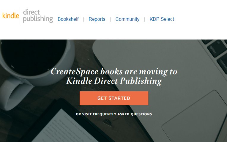 kindle direct publishing bookshelf