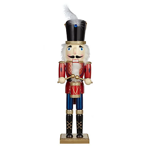 Nutcracker Drummer Wood Figurine