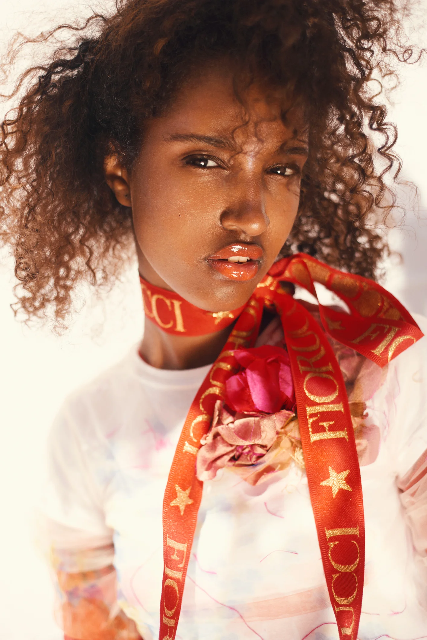 Choker – FiorucciMesh Top – Sophie Cull CandyT shirt - Sophie Cull Candy Jeans – Topshop Ring - Models own
