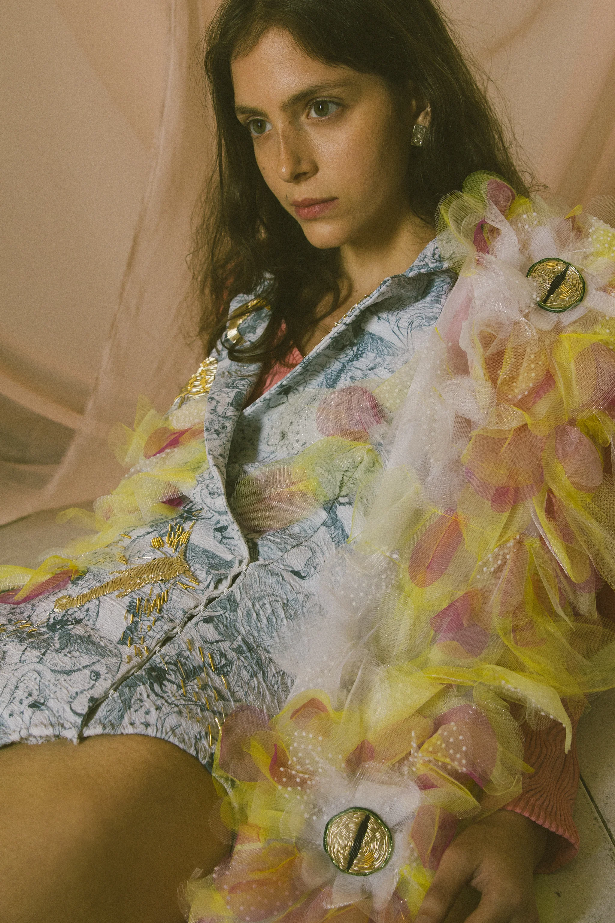 Bodysuit by Maya Hochstadter for Shenkar @ mayahoch | Pink Top Zara