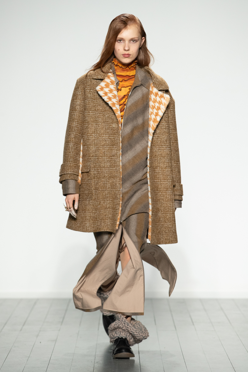  180 The Strand, London UK. 15th February 2019. ASAI shows his Autumn Winter 2019 designs at his catwalk show. ©Chris Yates 