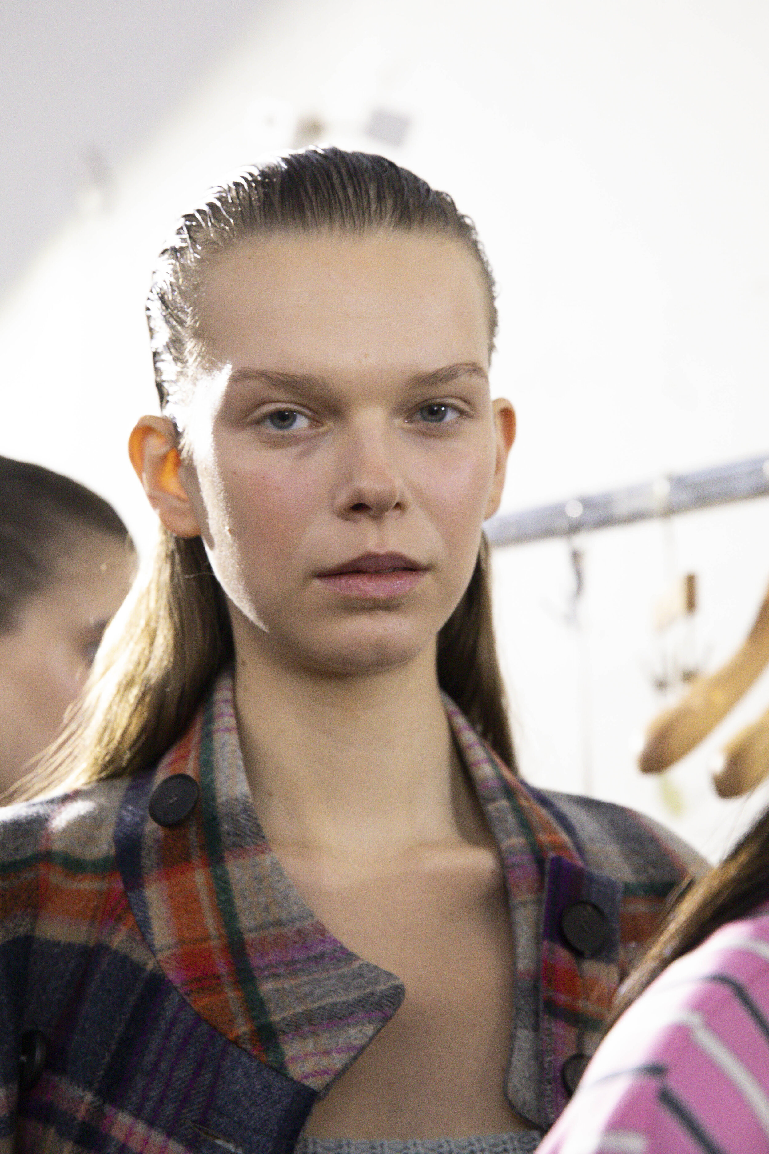  Model wears an outfit as part of the women ready-to-wear autumn winter 2020 2021, women fashion week, Paris, FRA, from the house of Dawei 