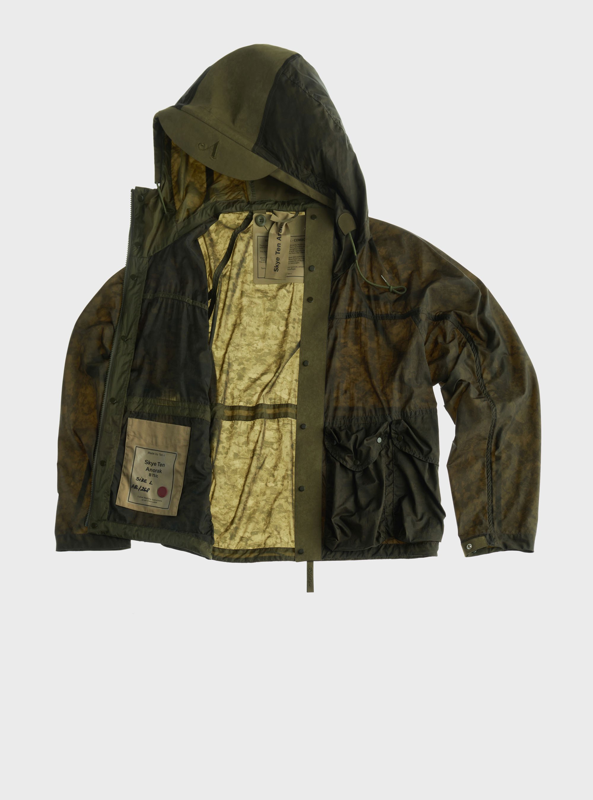 Pretty Green Summit Camo Parka oasis Pretty Green X Umbro Parka 