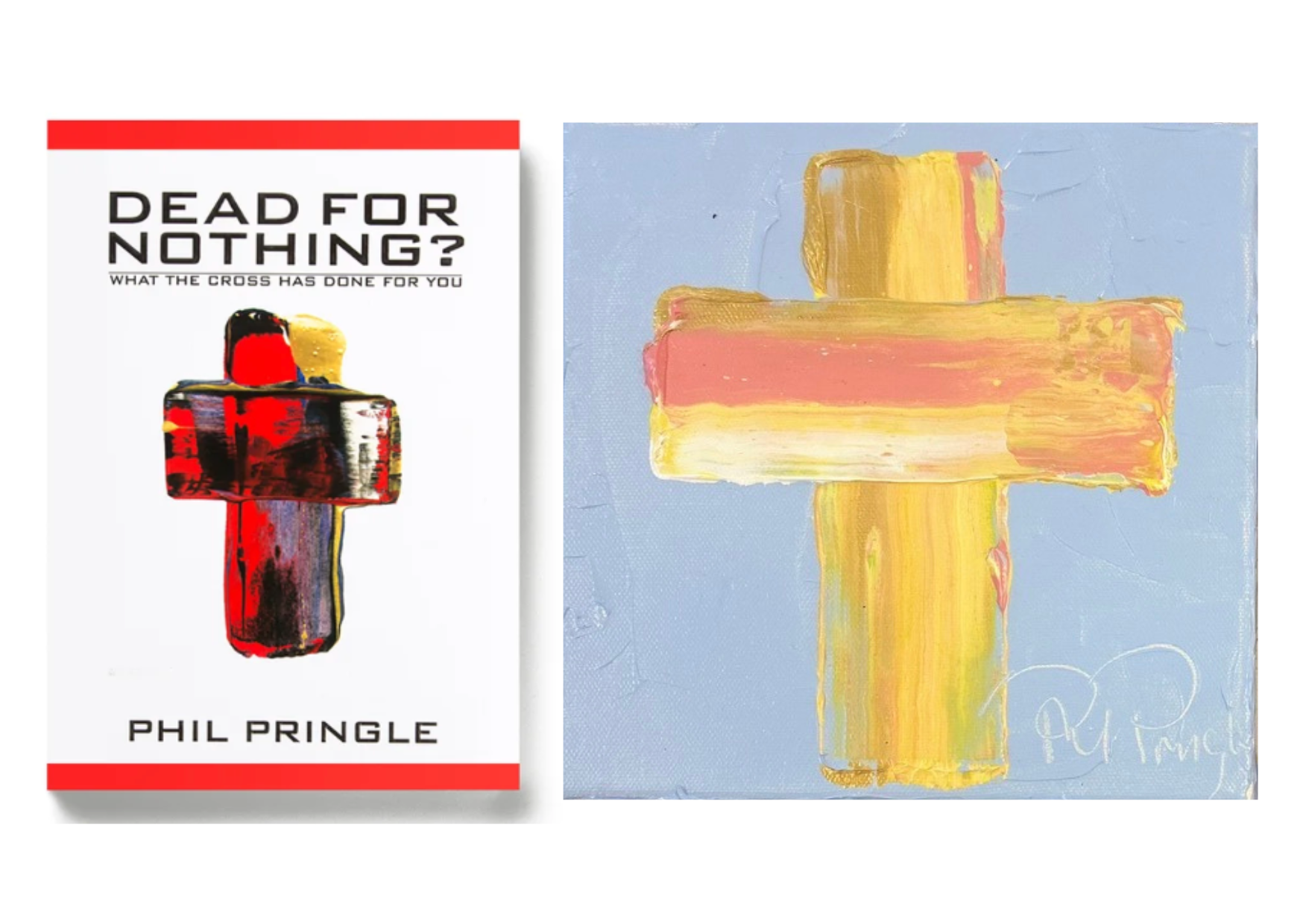 EASTER BUNDLE (Dead for Nothing Book + Sunlit Cross Canvas)