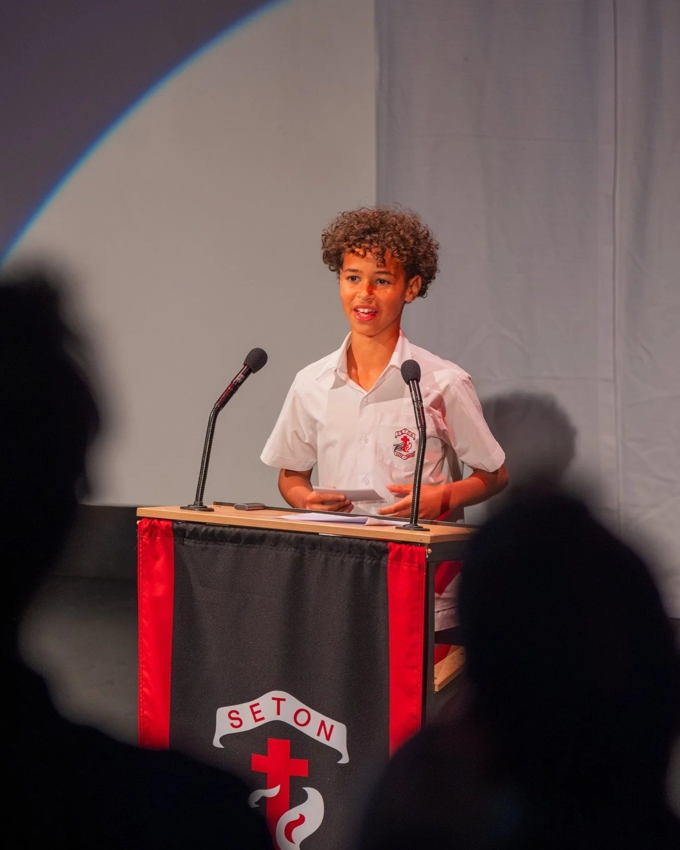 Our Year 8 students were very impressive at Seton's Annual 2025 Speech Soiree! With confidence, creativity, and courage, each finalist took the stage to share their speeches and showcase their public speaking skills. Their performances reflected dedi