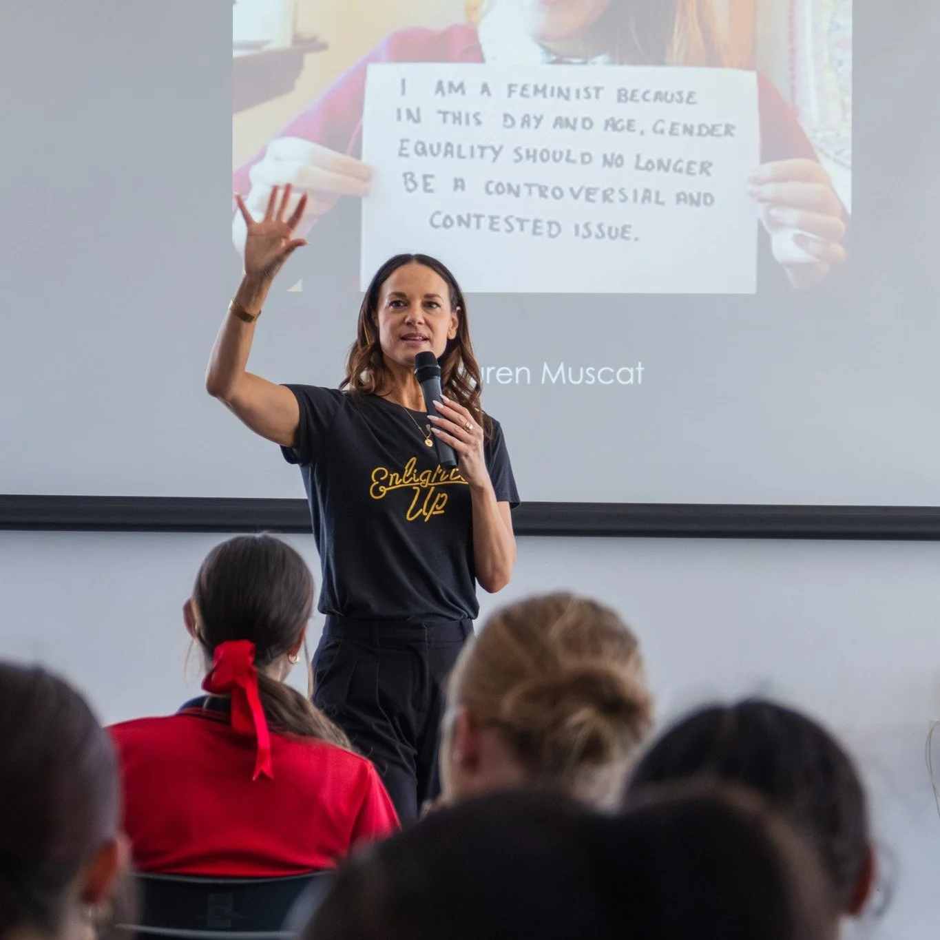 Today our Year 9 girls took part in a powerful, engaging, and deeply meaningful retreat facilitated by Nikki Davis from Enlighten Education (@enlighteneducationofficial). 

Through storytelling, laughter, and honest conversation, students were invite