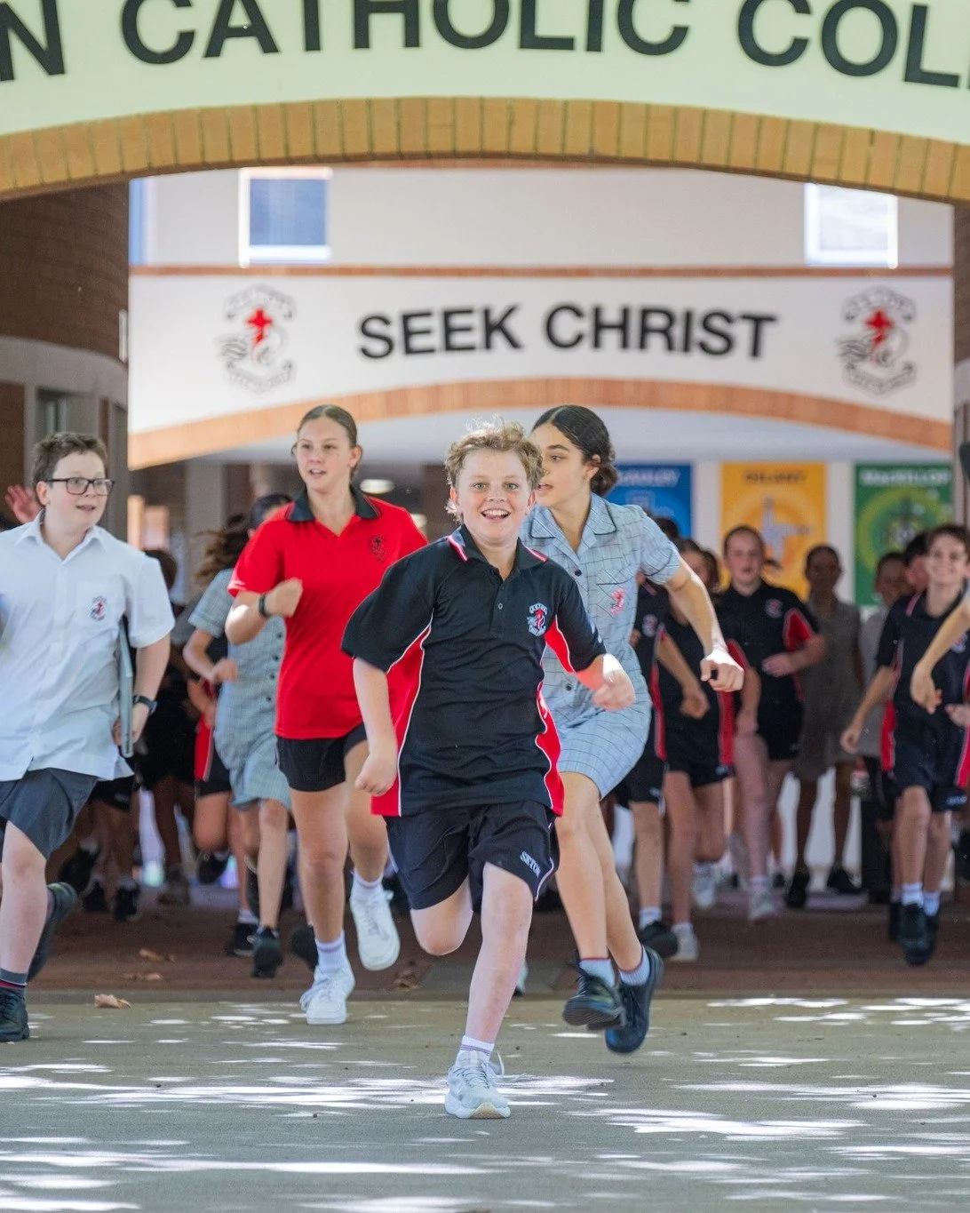 It looked like the final bell had rung&hellip;While there was plenty of excitement about finishing Term 1 and heading into the holidays, these Year 7 students were actually racing off to take part in our annual Easter Egg Hunt - school wasn&rsquo;t q