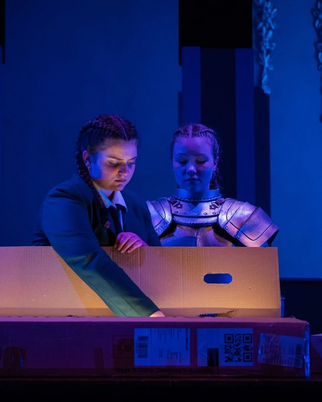 Our Year 11 Drama students wowed audiences across three nights with their production of Spontaneous Human Combustion.

With brilliant performances and impressive backstage and technical support, students brought the parallel stories of Joan of Arc an