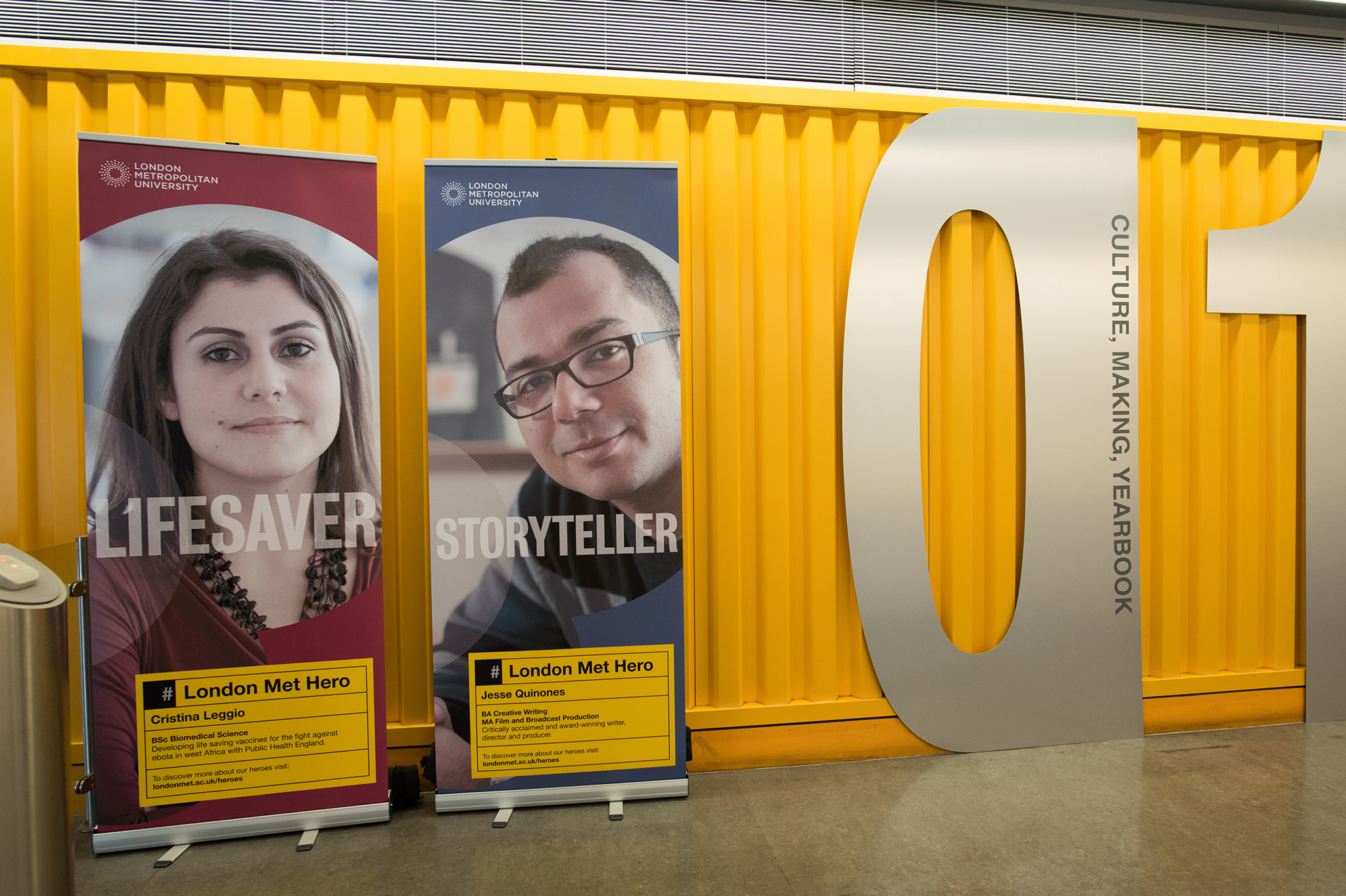 ' Getting the right message to the right people is the constant challenge of marketing and communications departments. Turnbull Grey have helped us with the design of materials for our London Met Heroes campaign and other internal communications campaigns. The concept and design that Turnbull Grey came up with did an excellent job of getting the message across .' Alan Ward, Deputy Head of Marketing London Metropolitan University