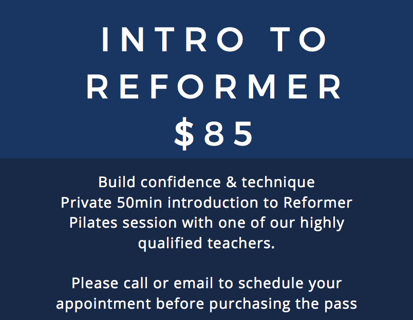 Introduction to reformer session