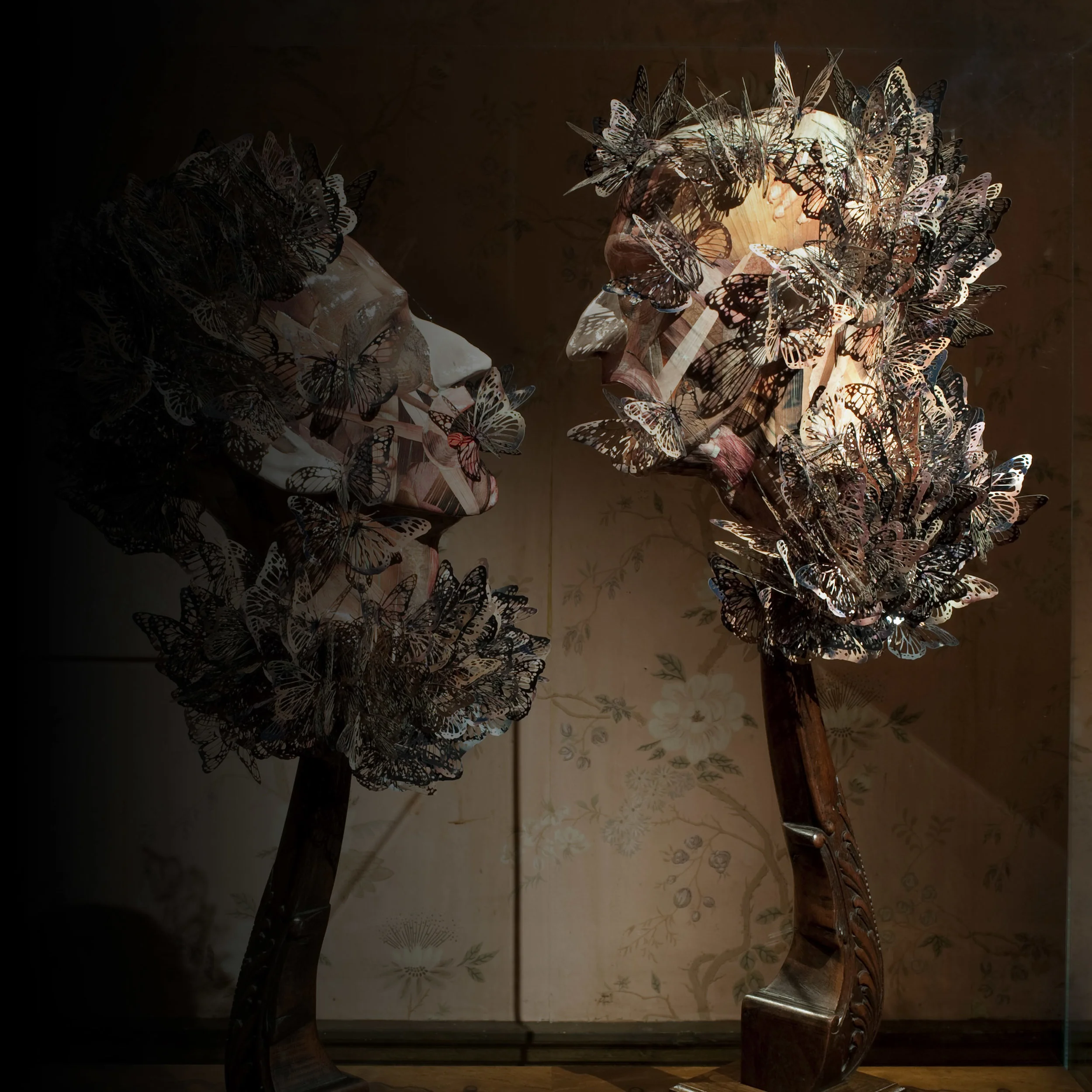 Tom Gallant sculpture based on Joel Peter Witkin's photograph, Le Baiser