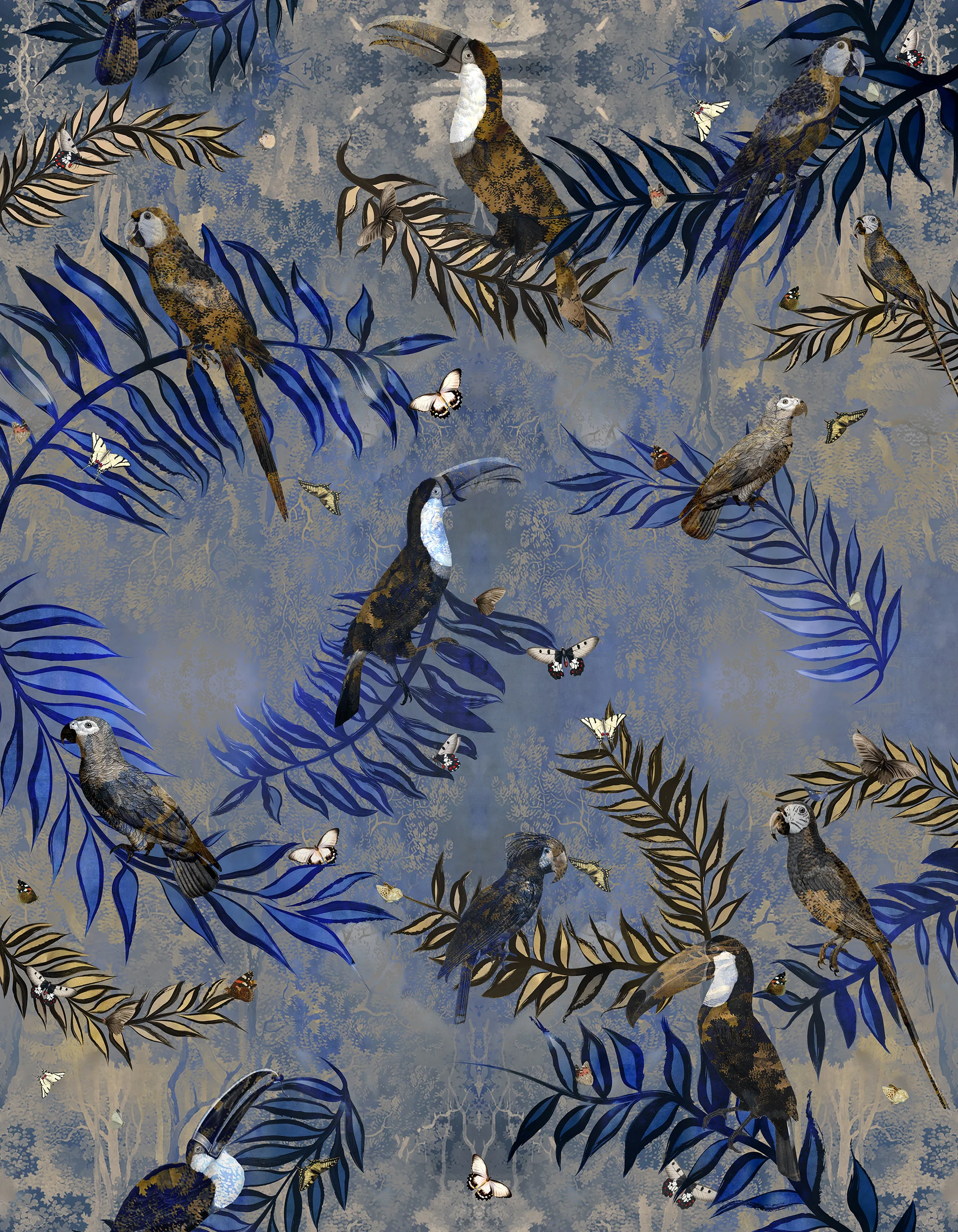 Tom Gallant textile print collection for Morpho + Luna