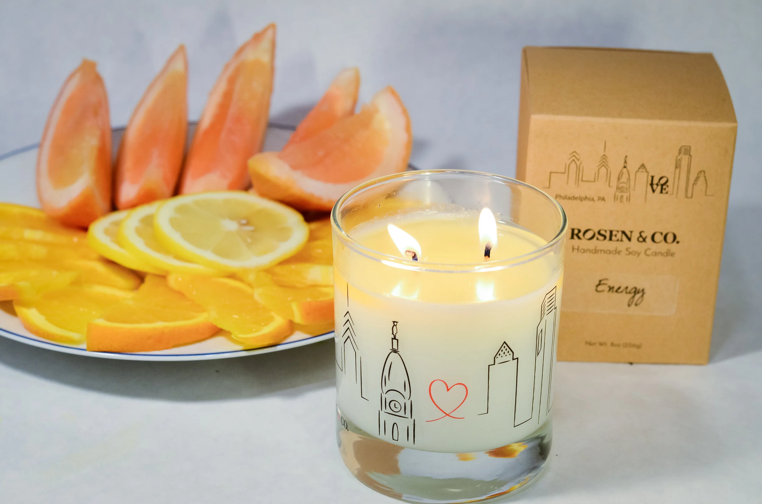 Energy Signature Glass Candle