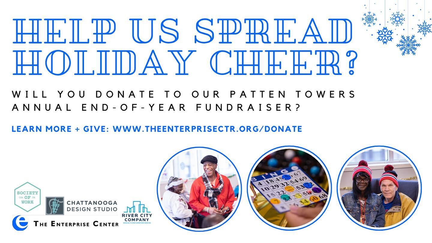 This year we're volunteering alongside @societyofwork @rivercitycompany @theenterprisectr to help bring holiday cheer to our Patten Towers neighbors downtown! In order to provide warm meals, clothes, and gifts to 120-150 residents this year, we need 