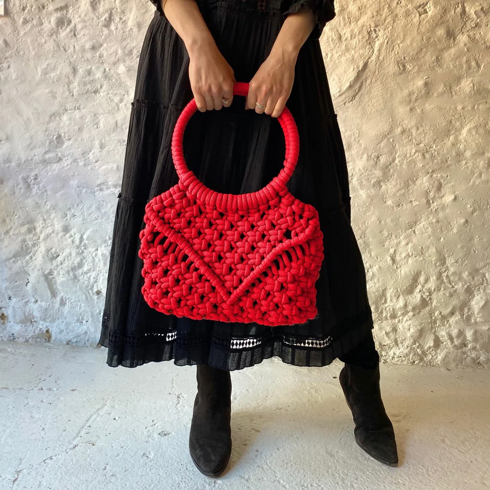 chita' designer bag macramé kit — cocoon&me