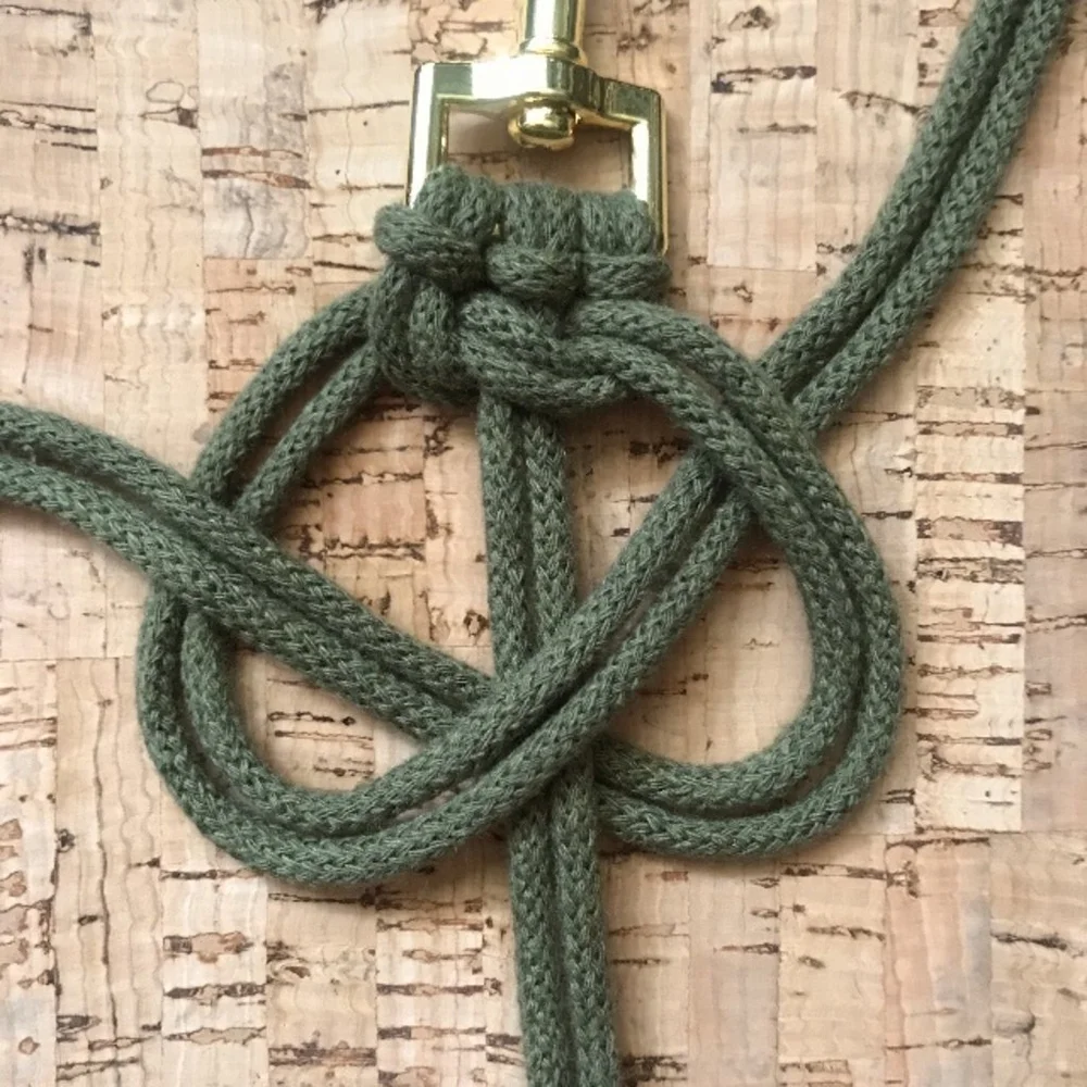 anita' crochet bag with cross body macramé strap hard copy pattern