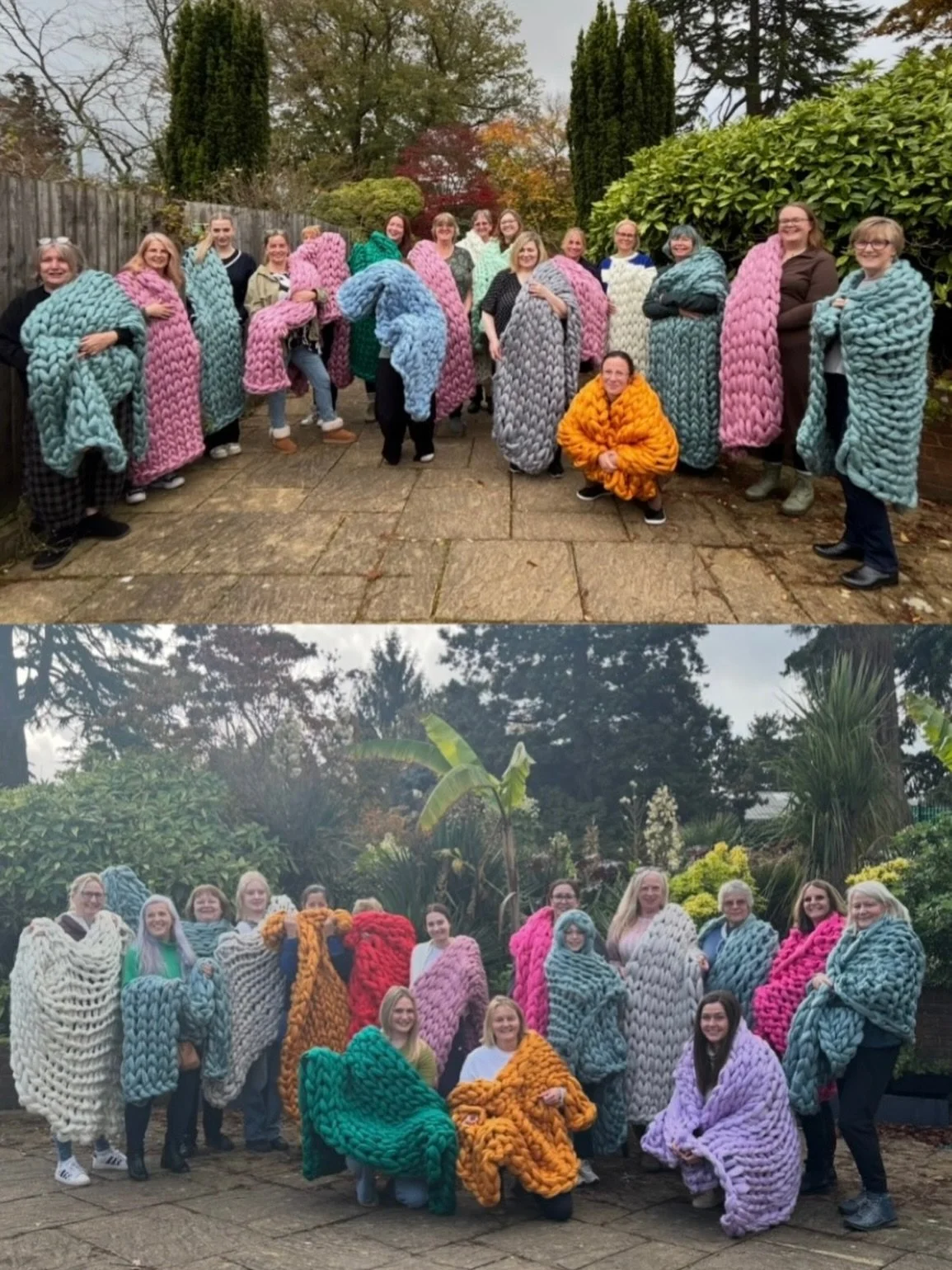 🧶Join me for an unforgettable ARM KNIT BLANKET Workshop! 

📣We have just FOUR dates left this year &amp; are eagerly planning more for the NEW YEAR! 

🧶💪🏽November 
29th @farnhammaltingscraft
FARNHAM - Surrey
30th @pitfieldbarnflowers
HURTSPIERPO