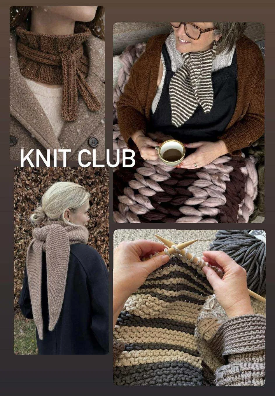 This year's hottest trend!🧶Join our Knit Club
